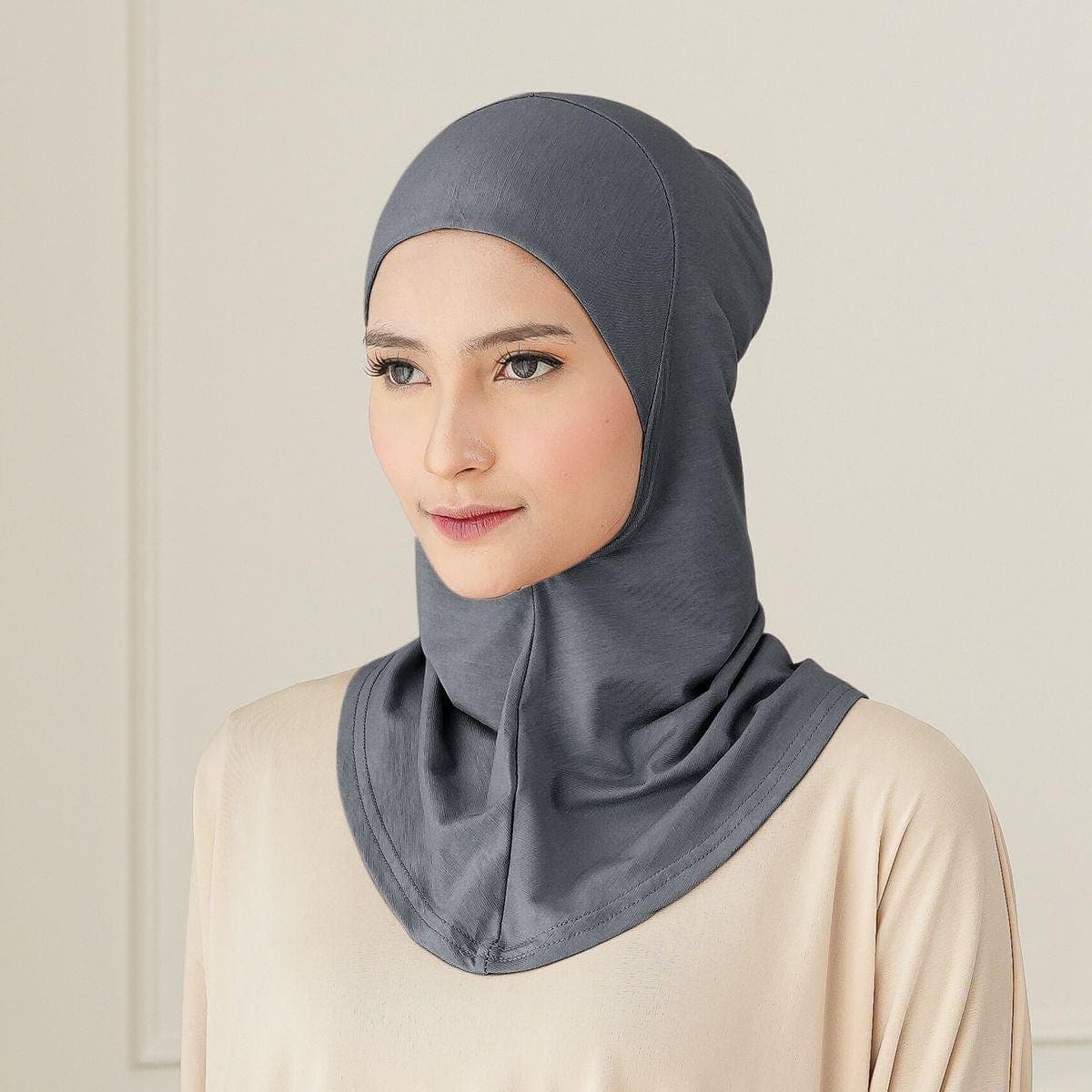 SANA Hijab Underscarf, 9 Colors Rayon Full Coverage Undercap, Inner Hijab Under Piece, Head and Neck Cover, Hair Covering