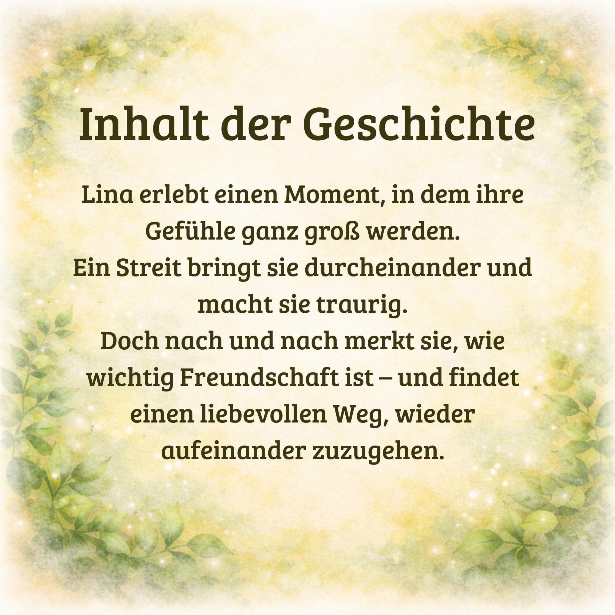Kamishibai Geschichte Streit Kinder, Gefühle lernen Kindergarten PDF, U3 Geschichte Kita - image 4