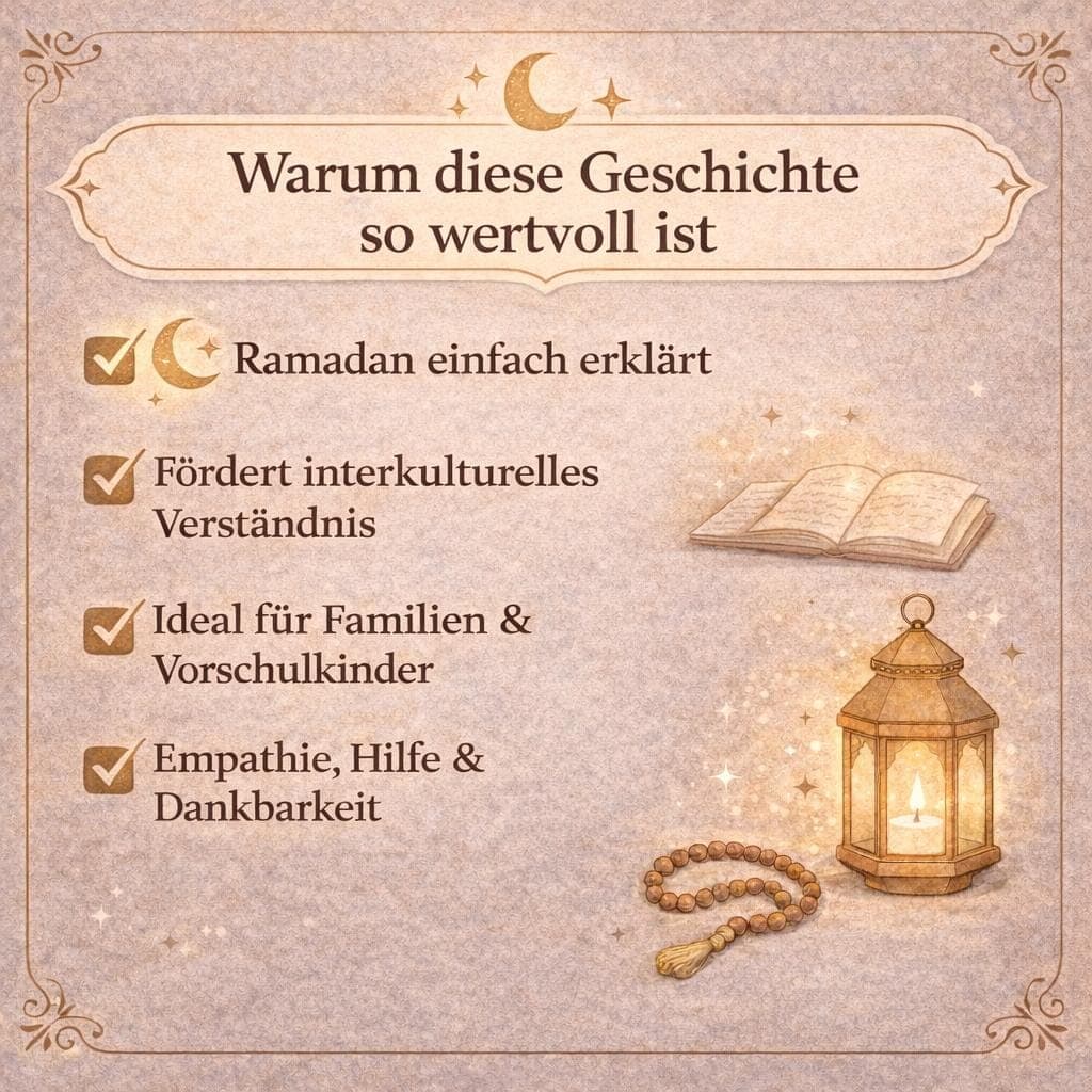 Ramadan Kamishibai für Kinder, Ramadan kindgerecht erklärt, Bildergeschichte Ramadan - image 4