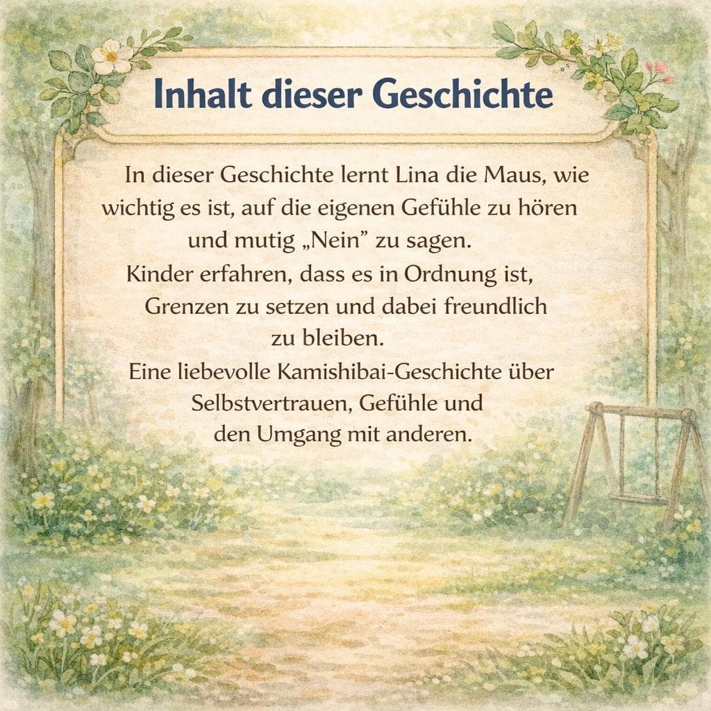 Kamishibai Geschichte über Grenzen setzen, Gefühle verstehen, Kindergarten Vorschule, U3 Geschichte Kita - image 4