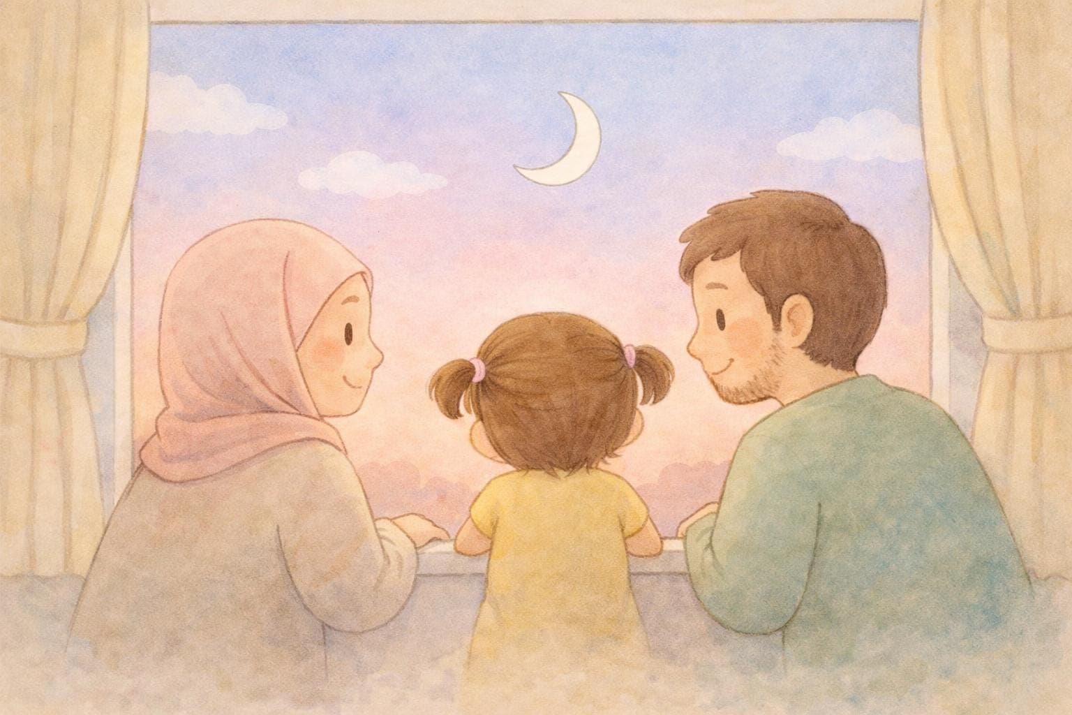 Ramadan Kamishibai für Kinder, Ramadan kindgerecht erklärt, Bildergeschichte Ramadan - image 5