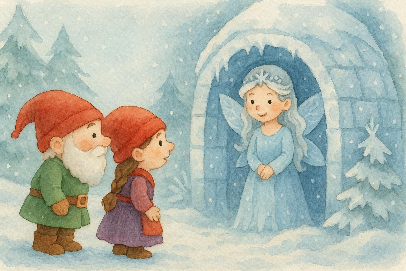 Kamishibai Wichtel Weihnachten, Für Kita und Grundschule, Erzählung für Kinder, Sofort Download - image 3