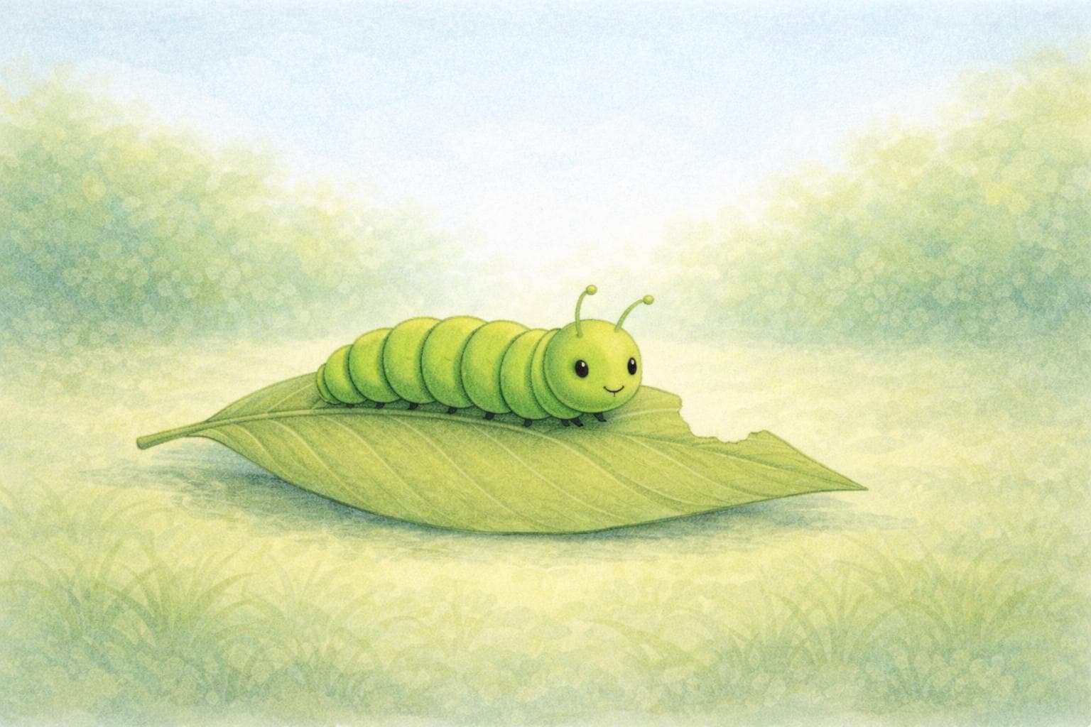 Kamishibai Geschichte Raupe zum Schmetterling, Für Kindergarten, Erzählgeschichte Frühling, Sofort Download - image 3