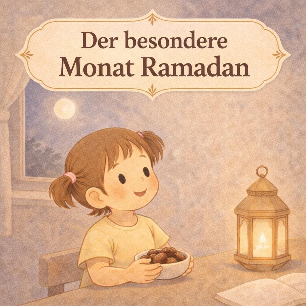 Ramadan Kamishibai für Kinder, Ramadan kindgerecht erklärt, Bildergeschichte Ramadan