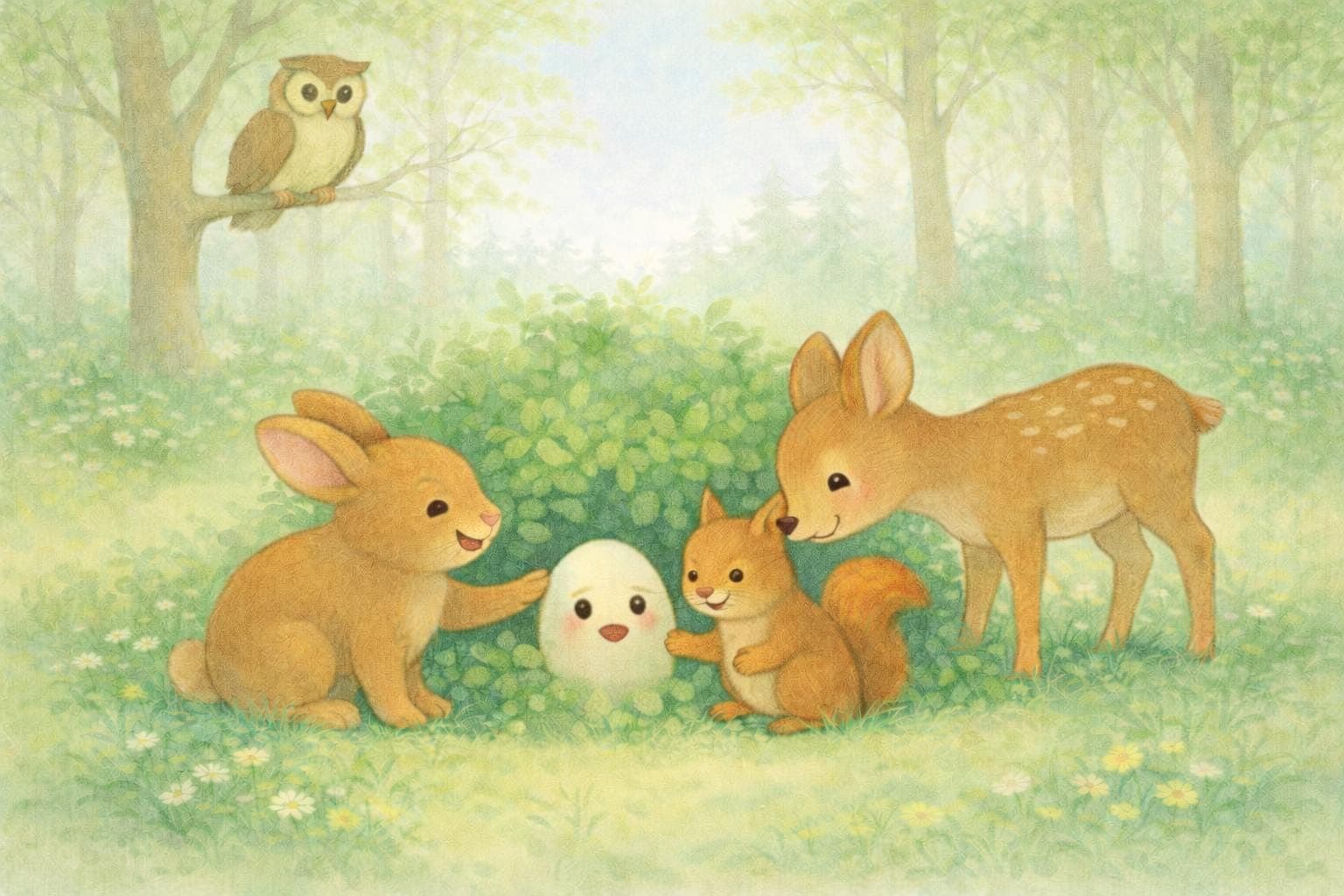 Kamishibai Ostergeschichte für Kindergarten, Ostern, Morgenkreis Kita, Geschichte über Freundschaft, Sofort Download - image 4