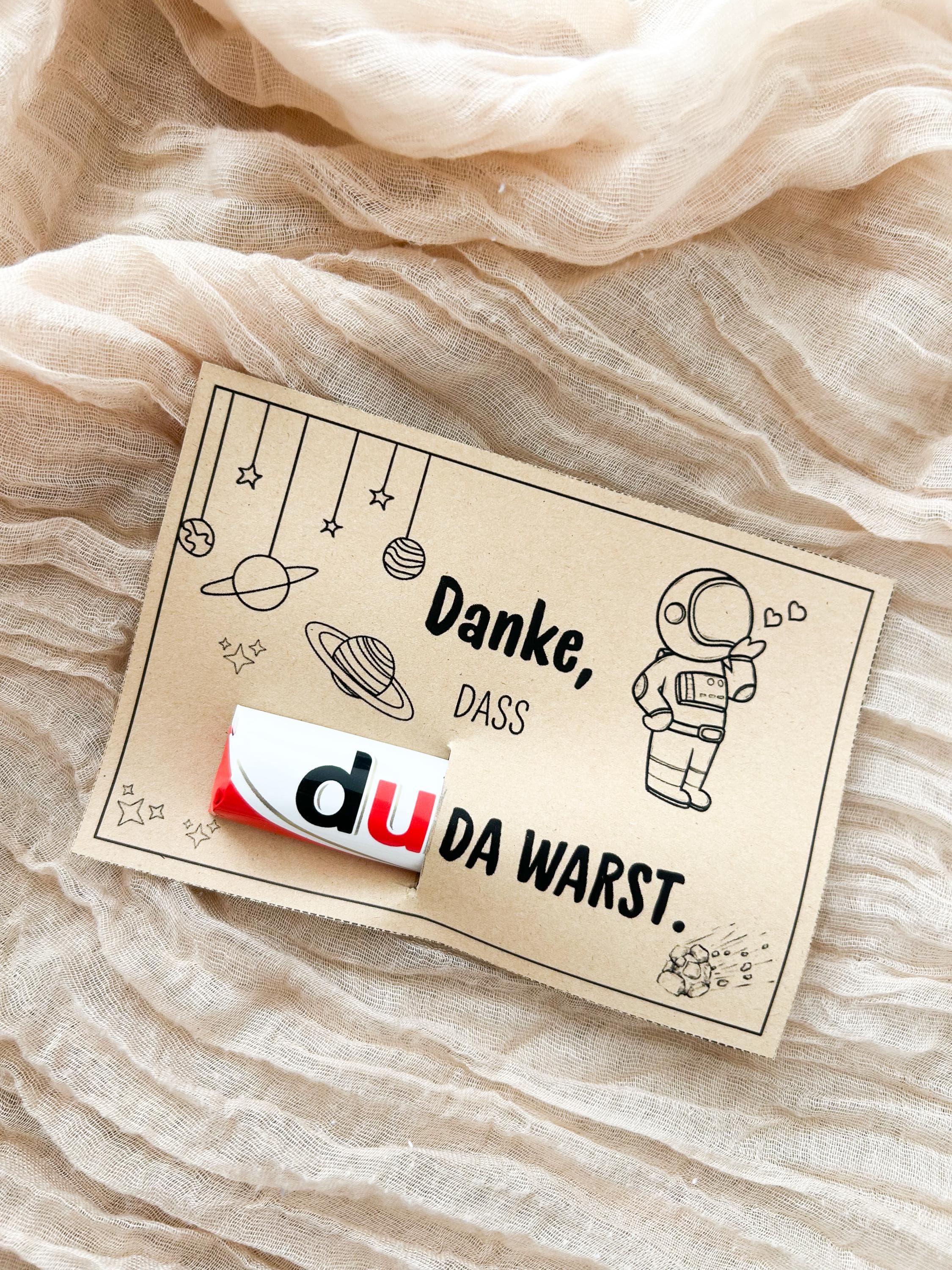 Astronaut Einladung & Mitgebsel Kindergeburtstag, Druckvorlage und Bastelvorlage Karten zum Ausdrucken - image 4