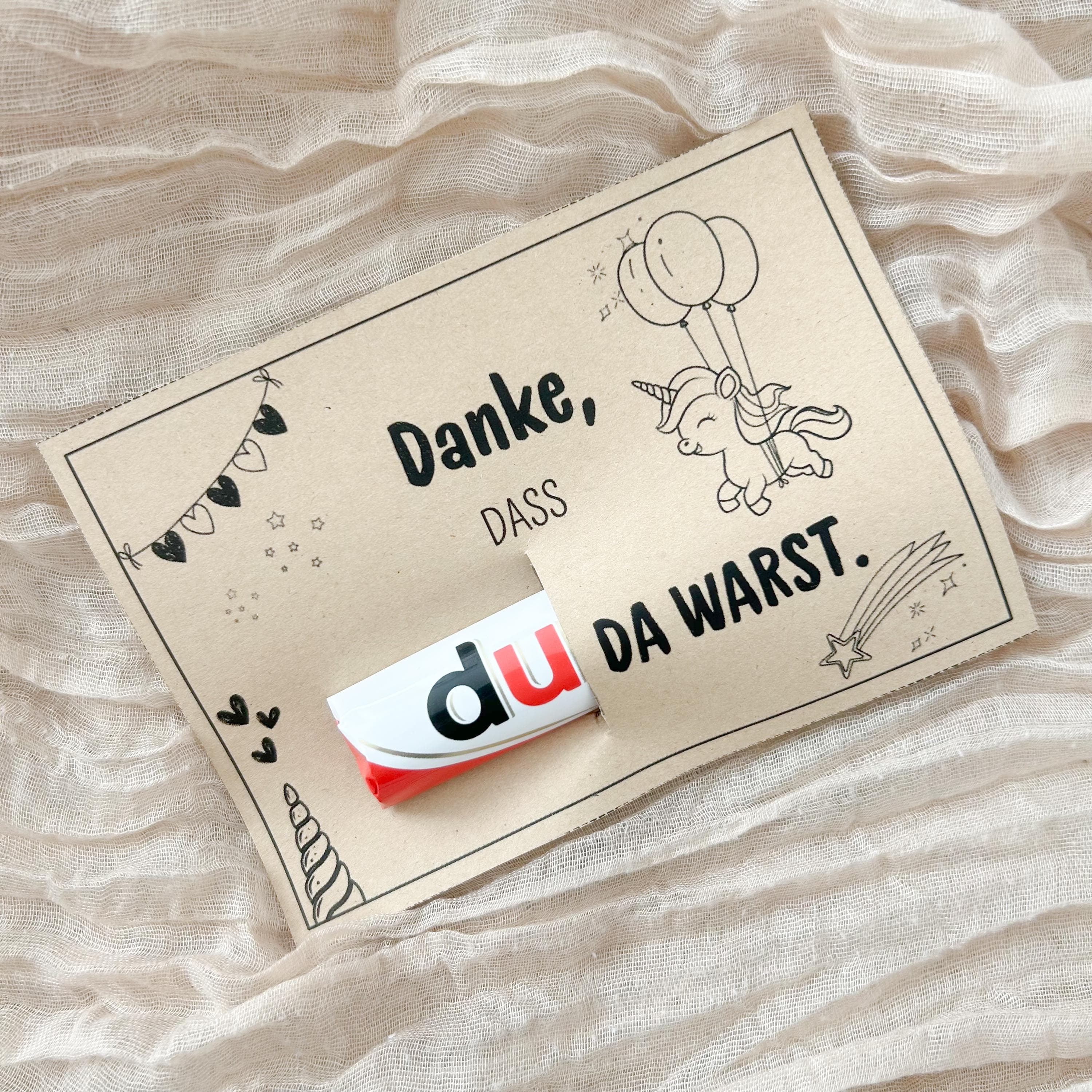 Einhorn Mitgebsel Kindergeburtstag, Bastelvorlage Geburtstagseinladung, Druckvorlage Einladung