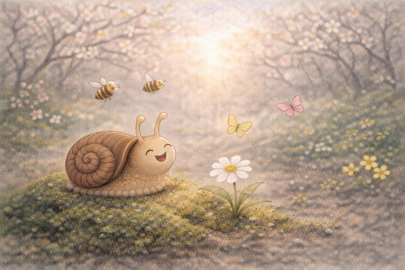 Nilo die Schnecke entdeckt den Frühling - Kamishibai Geschichte für Kinder, Kita Frühling, U3 geeignet & für Kindergarten - image 5