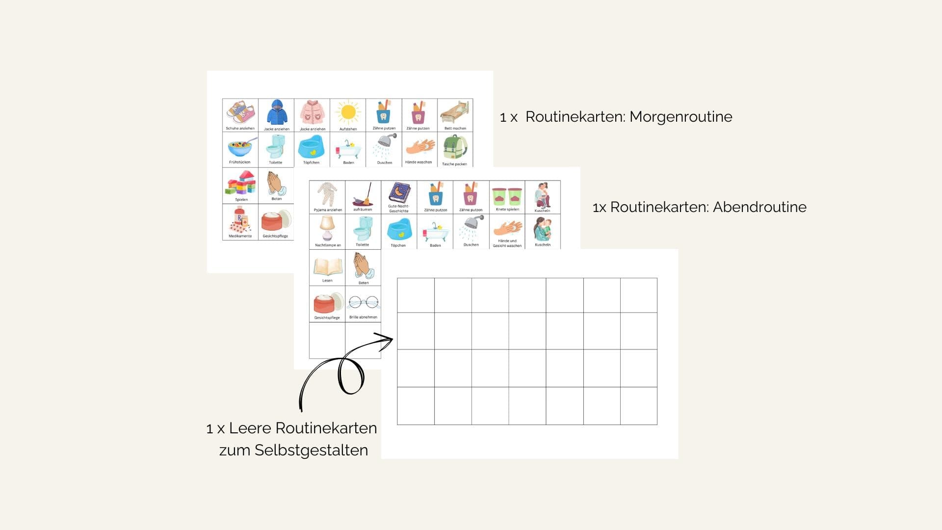 Safari Morgen & Abendroutine für Kinder, Tagesplan für Kinder, Routinekarten Kinder, Routineplan zum ausdrucken, Haushaltsplan Kinder - image 5
