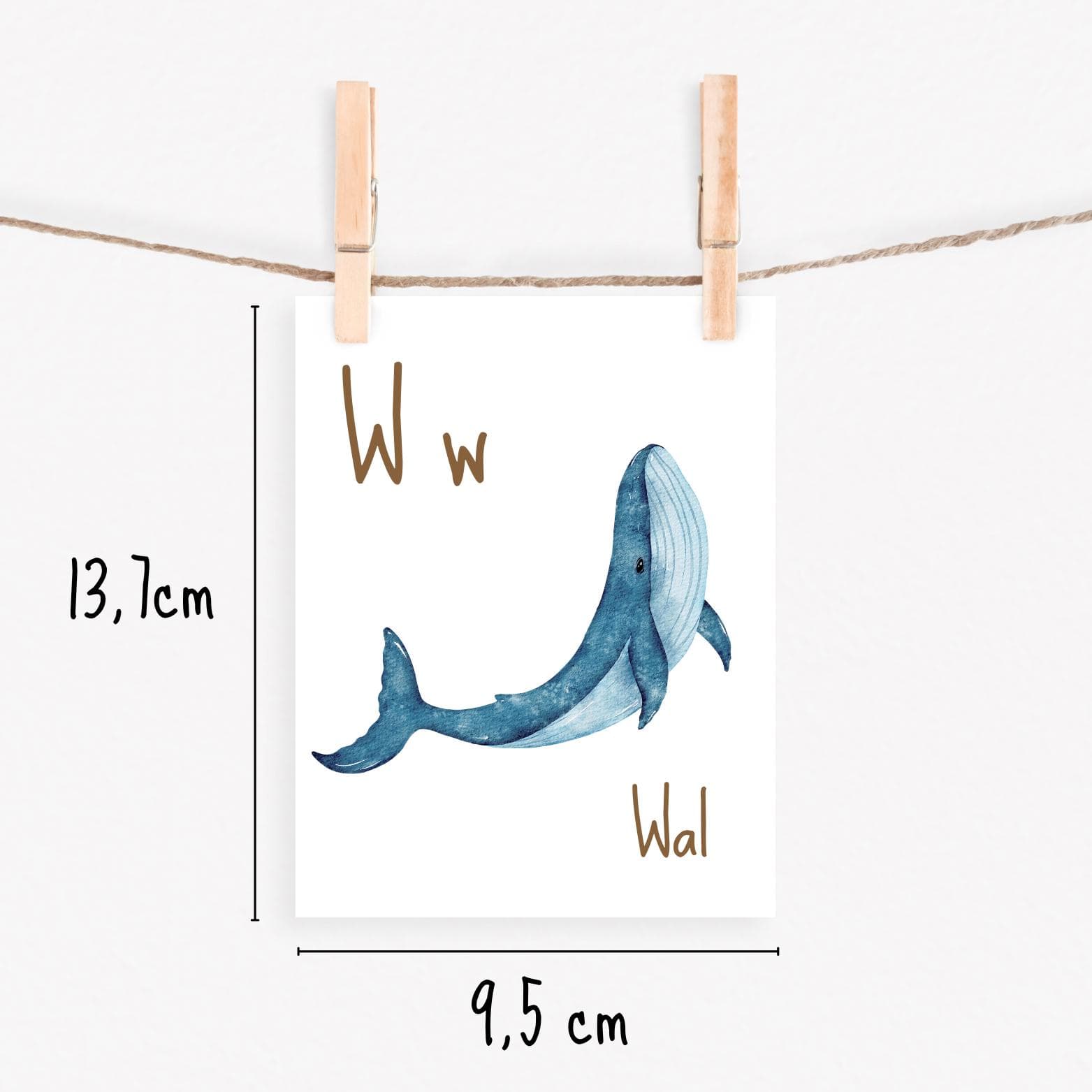 ABC Lernkarten Tiere, Wissenskarten, Lernmaterial für Kinder, Alphabet Karten - image 5