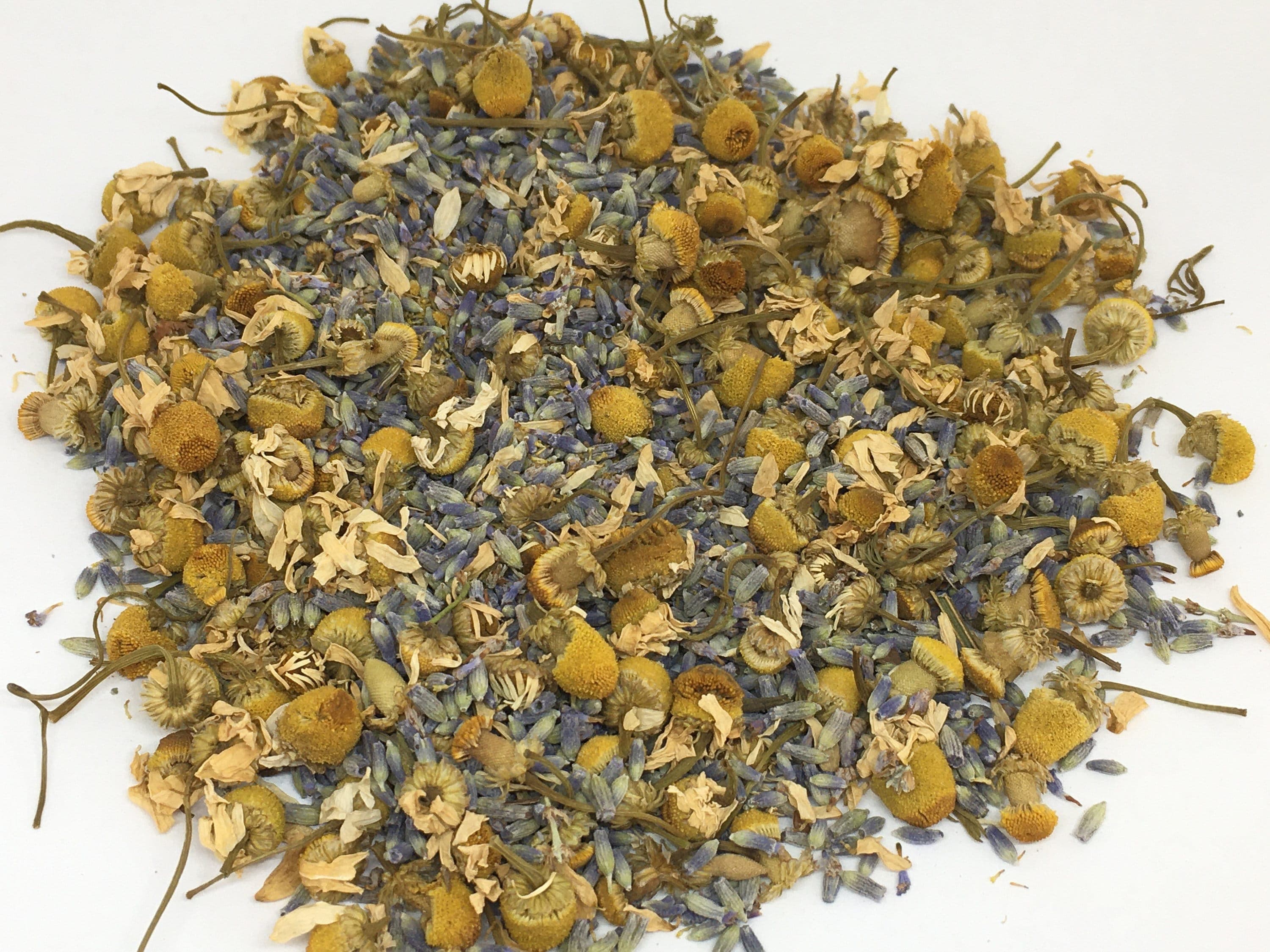 Chamomile and Lavender, Herbal Tea, Sleep Ease, Relaxing