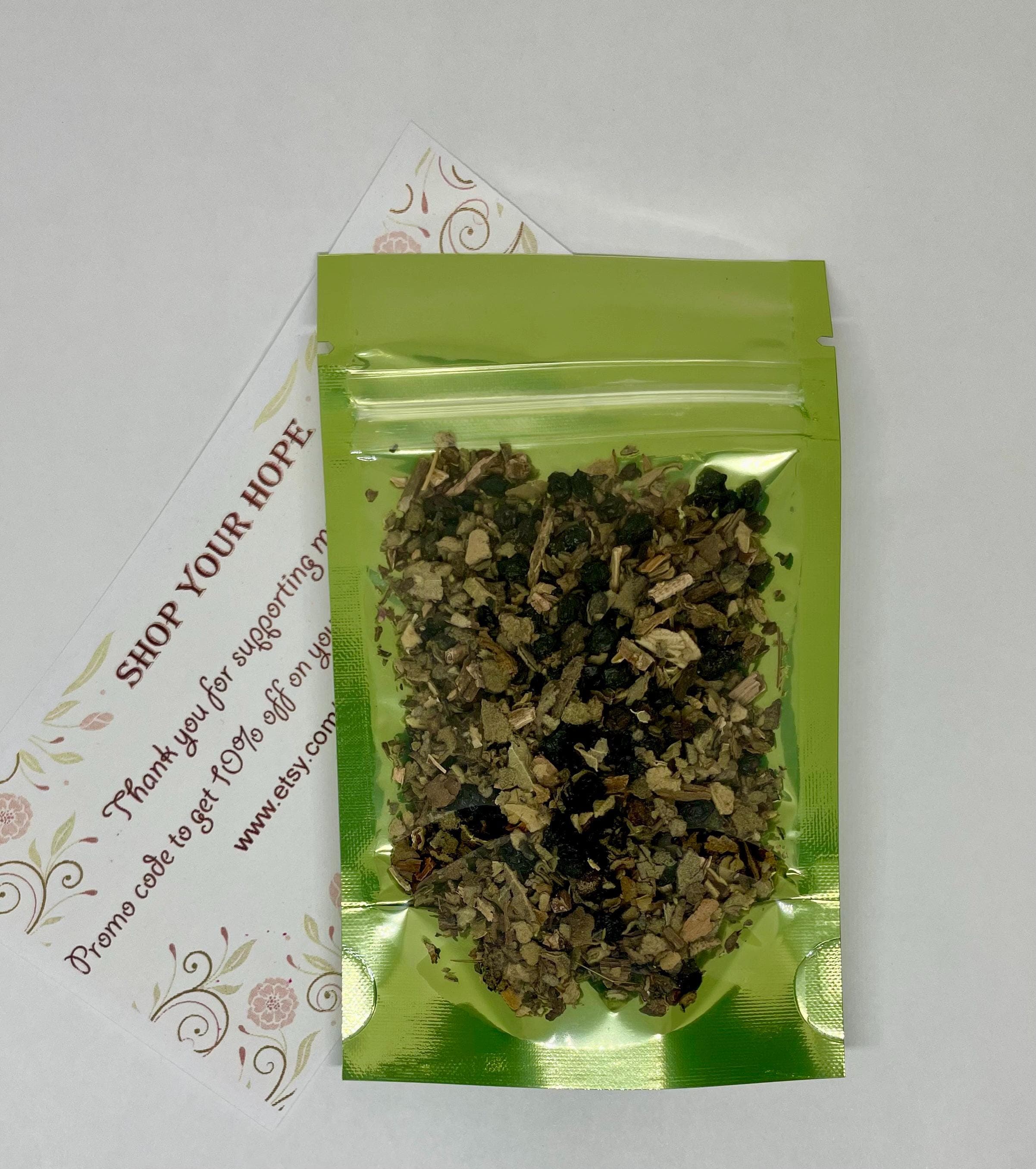 Organic Mullein Leaves and Elderberry Fruits, Herbal Tea, Drink Hot! Perfect in the Winter, Loose Leaf Tea - image 5
