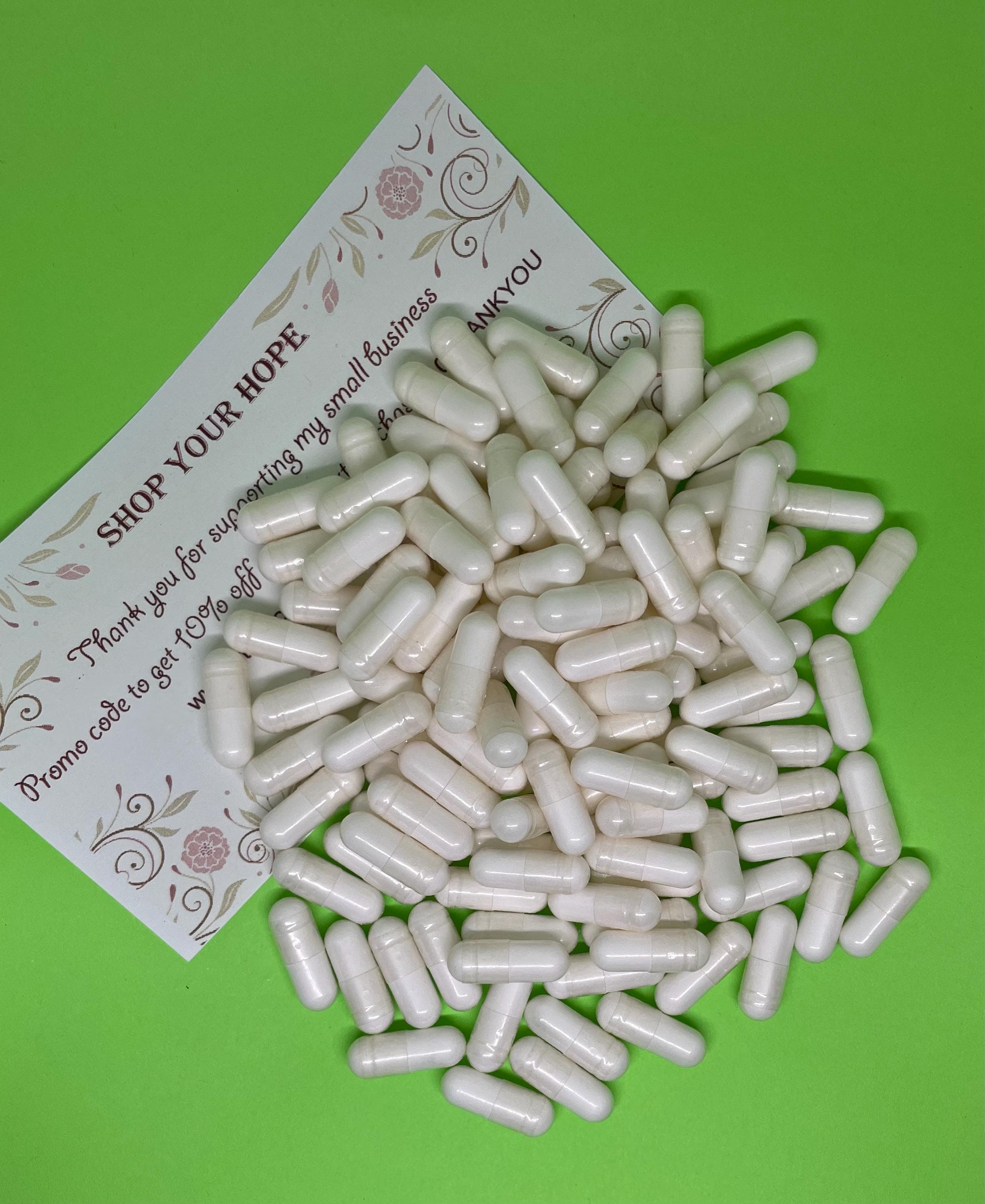 Glycine Vegan Kosher Halal Capsules, 800 mg of L- Glycine, Free Shipping