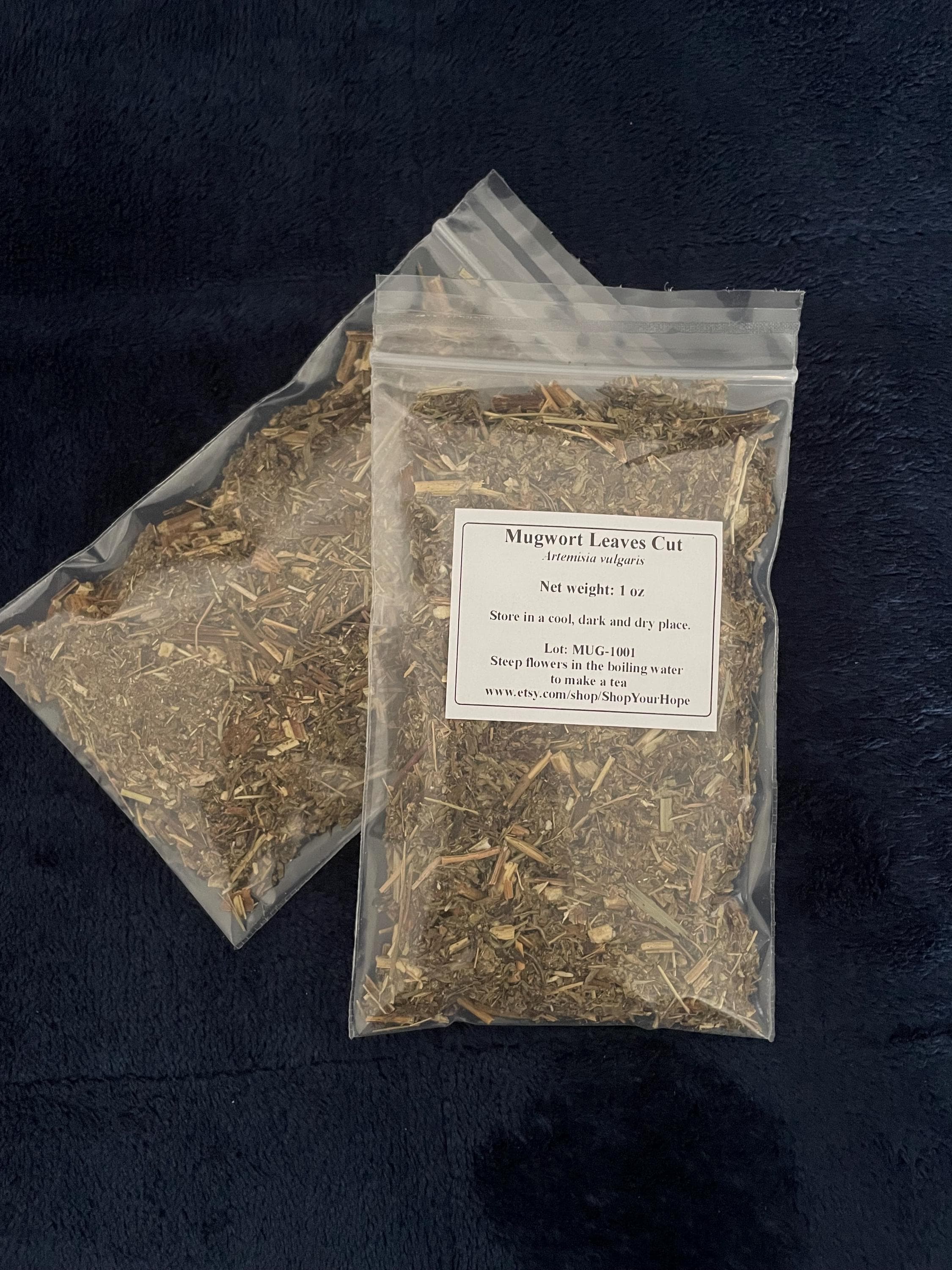 Mugwort, Wild Crafted, Cleaned, Dried and Sifted, Herb Cut, Artemisia vulgaris, Mugwort Tea - image 3