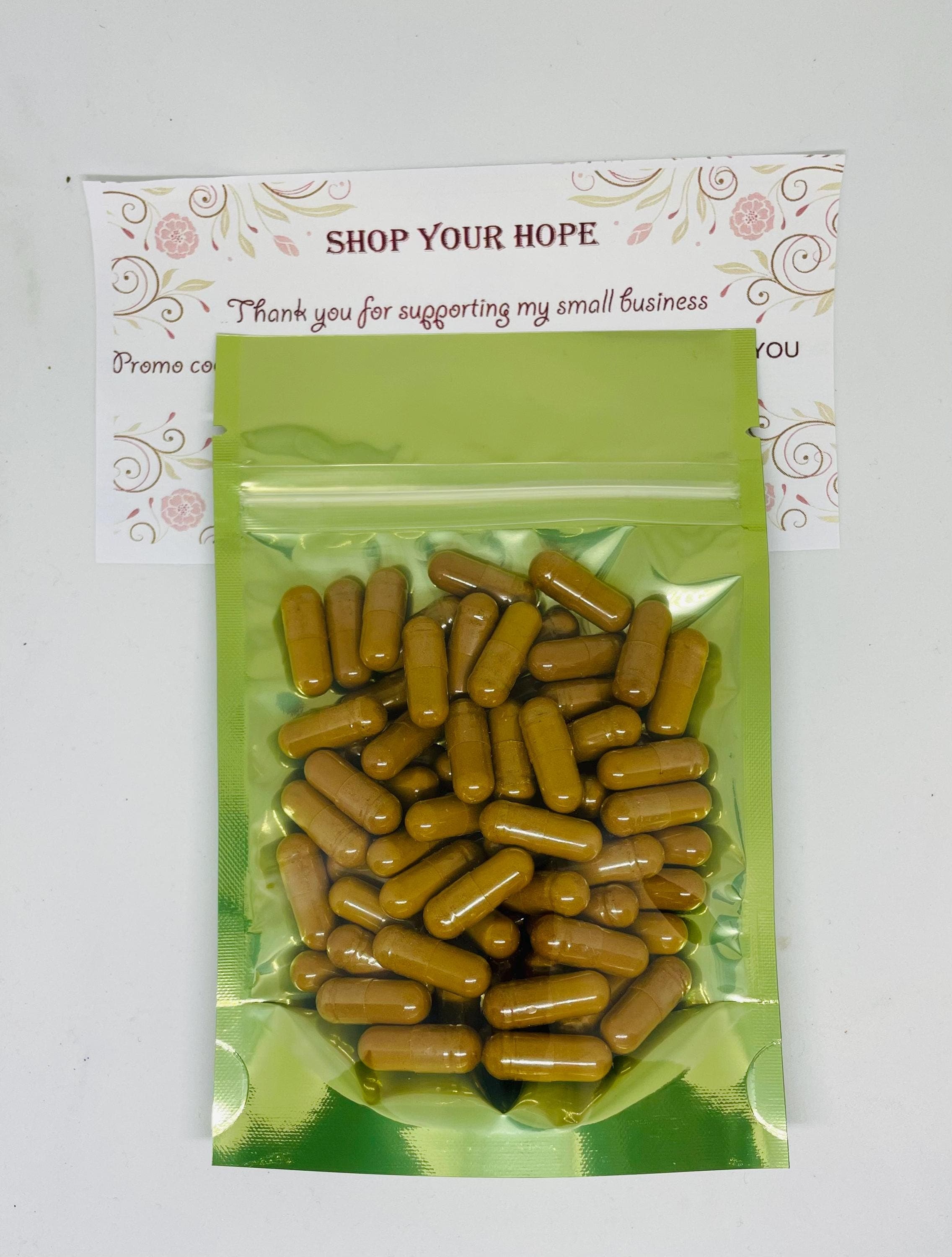 Rhubarb Root Vegan Capsule, 500 mg, Fresh Made, Free Shipping, Detox, Rheum palmatum, Kosher, Halal, Retail, Bulk, Different Counts - image 3