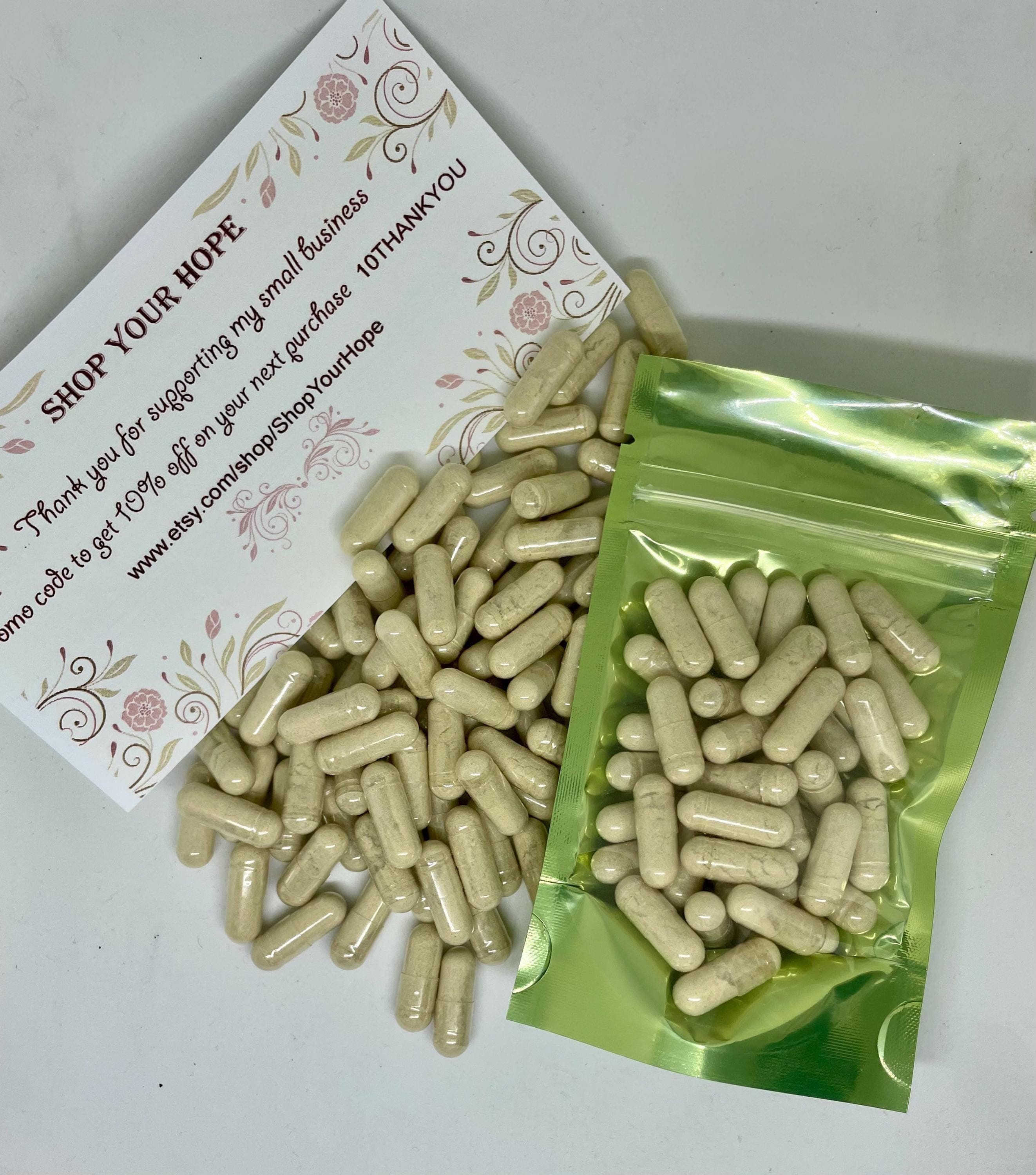 Eleuthero (Siberian Ginseng) Root, Vegan, Kosher, Halal Capsules, Fresh Made to Orders, No additives, All Natural, Free Shipping
