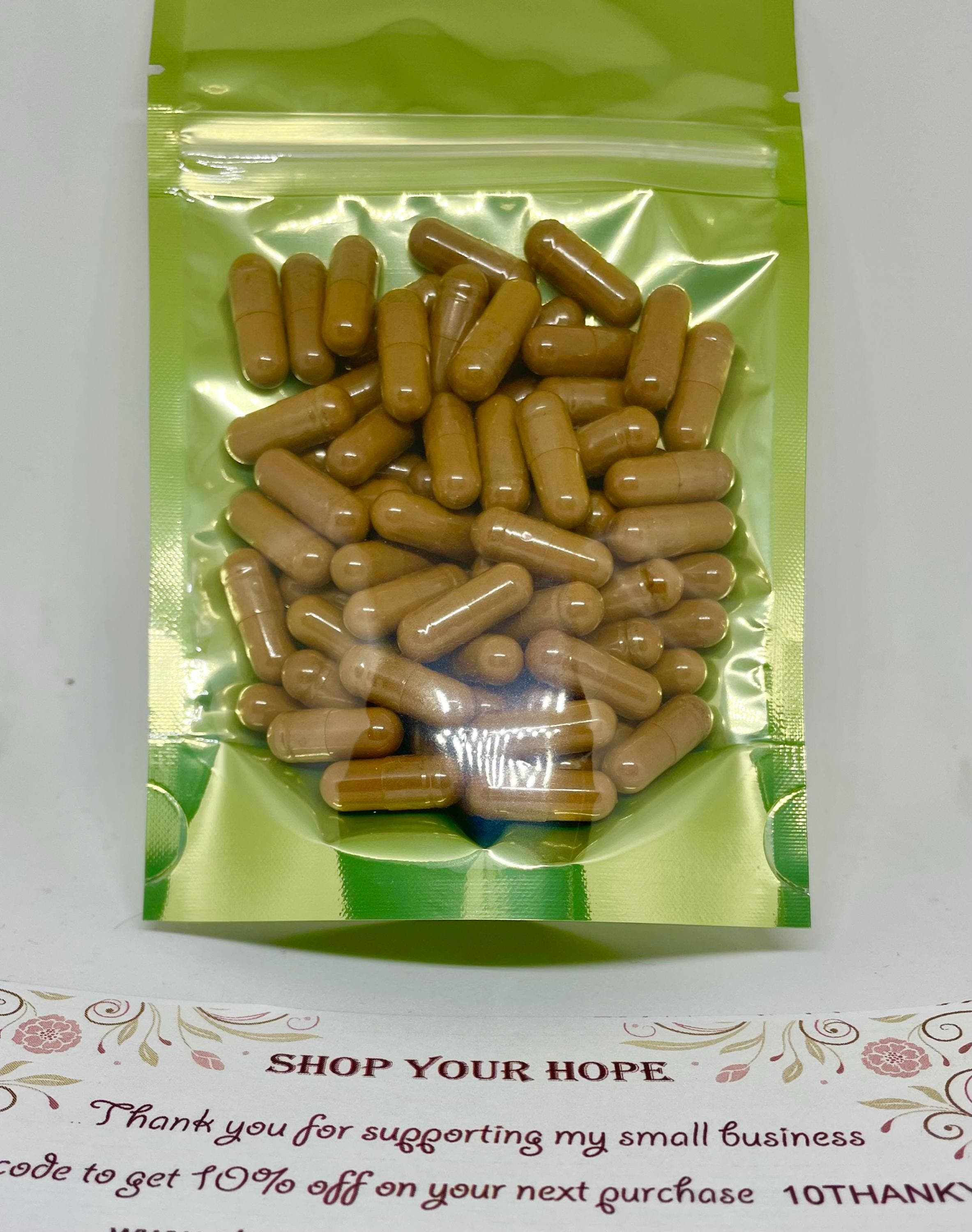 Rhubarb Root Vegan Capsule, 500 mg, Fresh Made, Free Shipping, Detox, Rheum palmatum, Kosher, Halal, Retail, Bulk, Different Counts - image 4