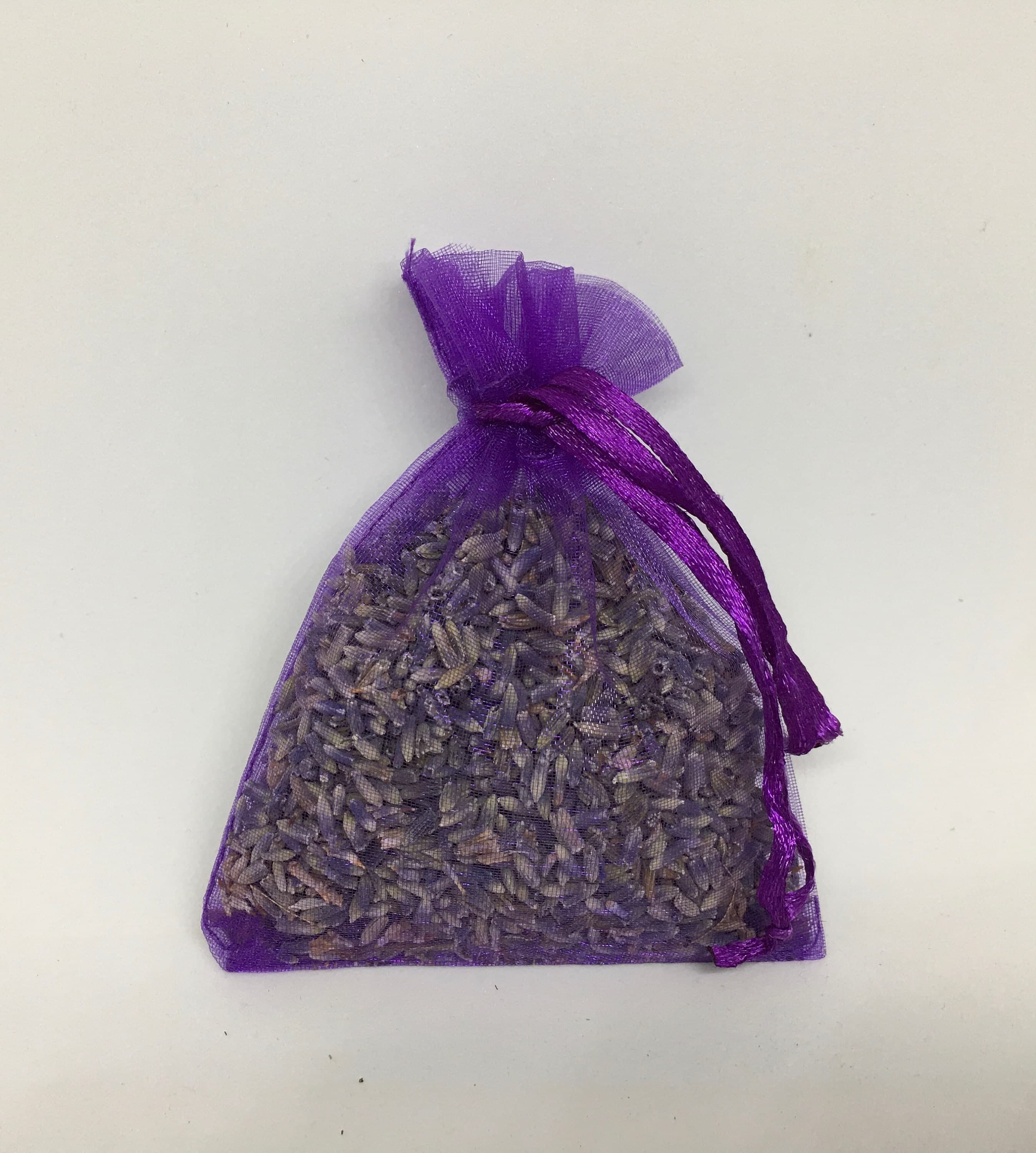 Lavender Filled Organza Sachets, Set of 10, 20 and up, Fragrant, For Drawers and Closets, Wedding, Parties - image 3