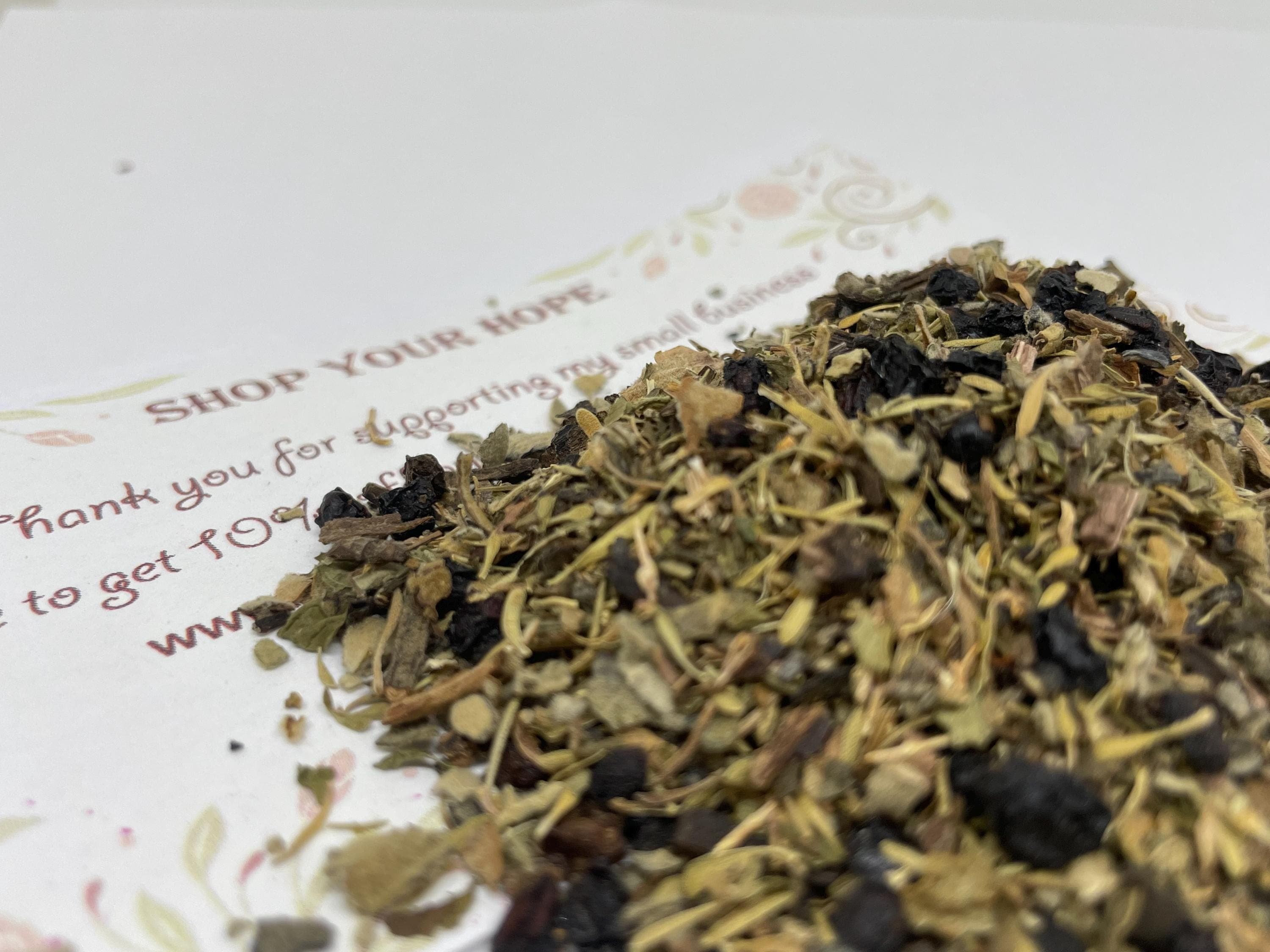 Laughing Lung Herbal Tea, Mullein, Elderberry, Thyme, Peppermint, Eucalyptus, Organic Ingredients, Freshly dried herbs