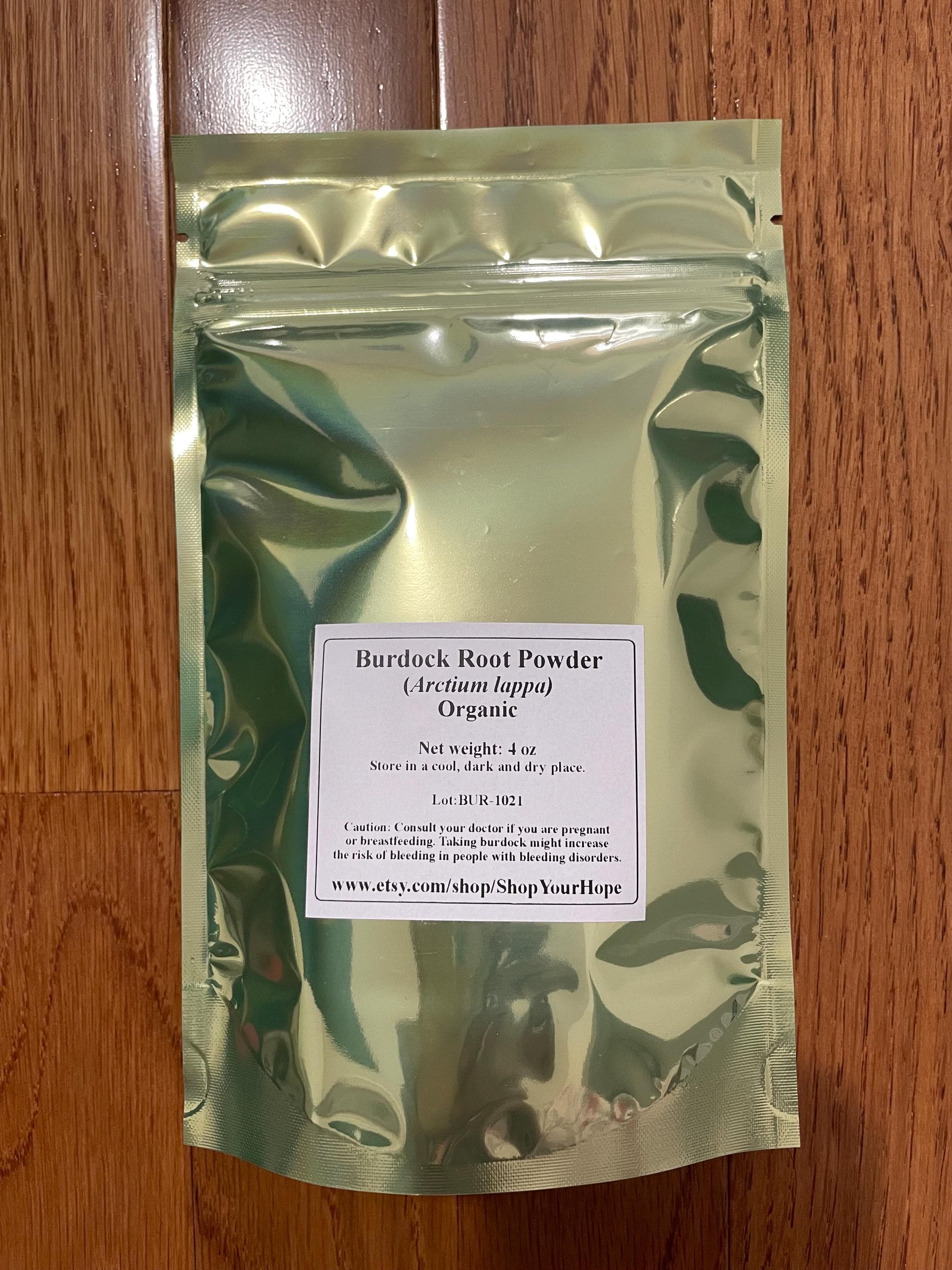 Burdock Root, Pure Organic Powder, Body Detox - image 3