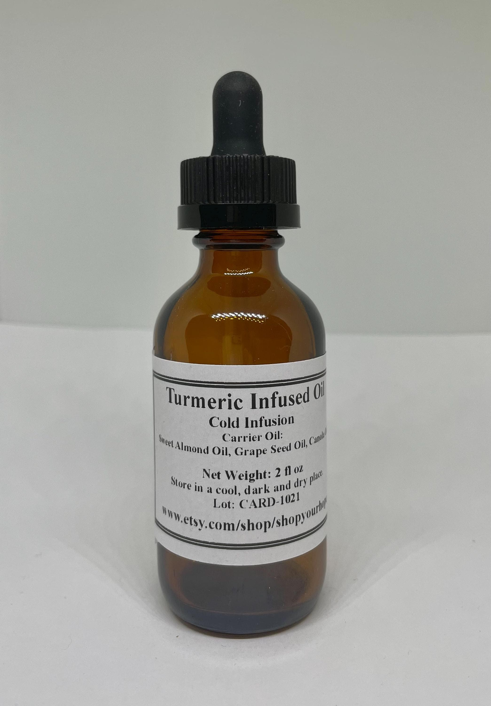 Turmeric Infused Oil, Turmeric Root Oil, Cold Pressed, Face and Body, Bath and Spa, Soaps and Balms - image 3