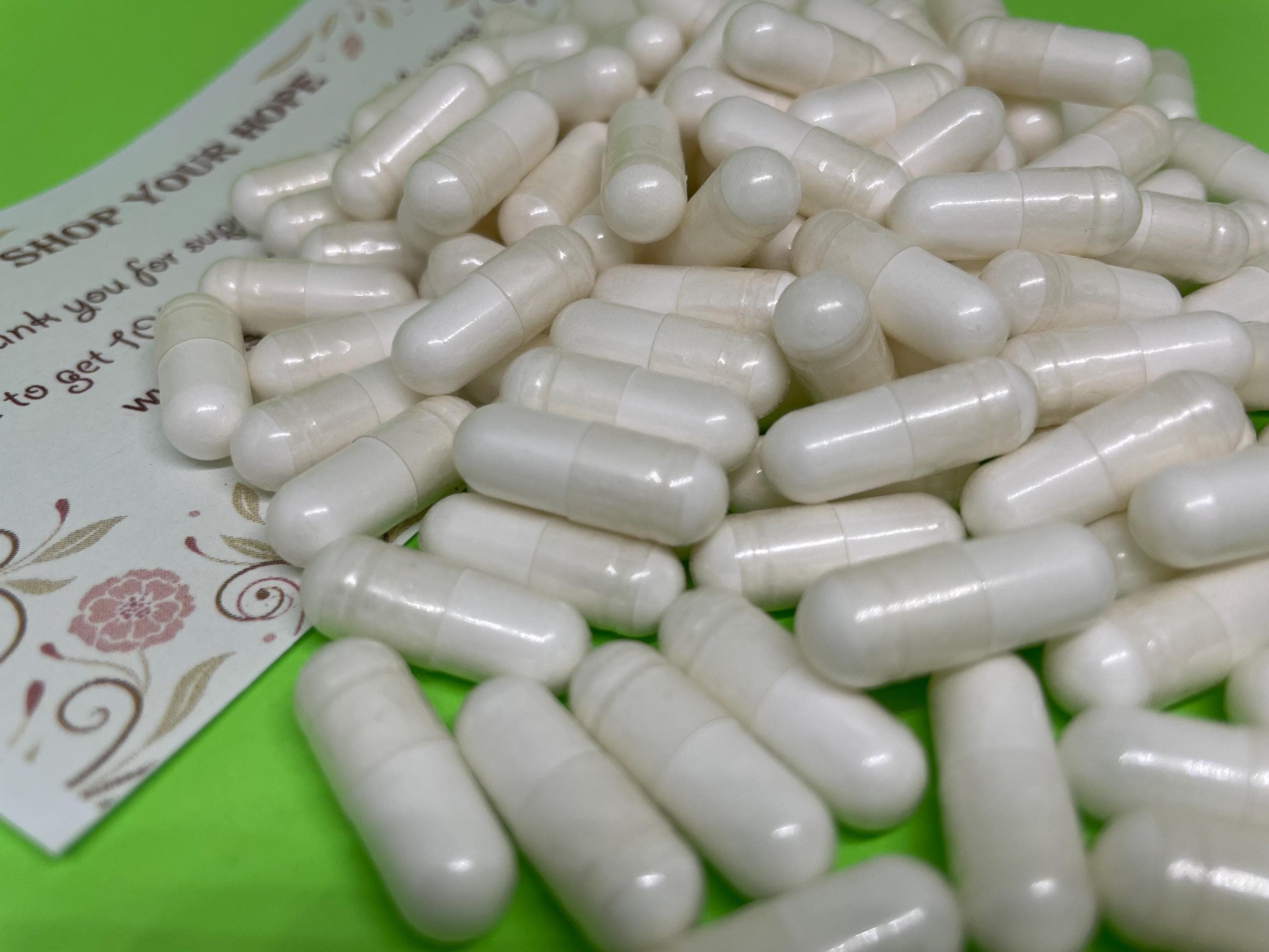 Glycine Vegan Kosher Halal Capsules, 800 mg of L- Glycine, Free Shipping - image 5