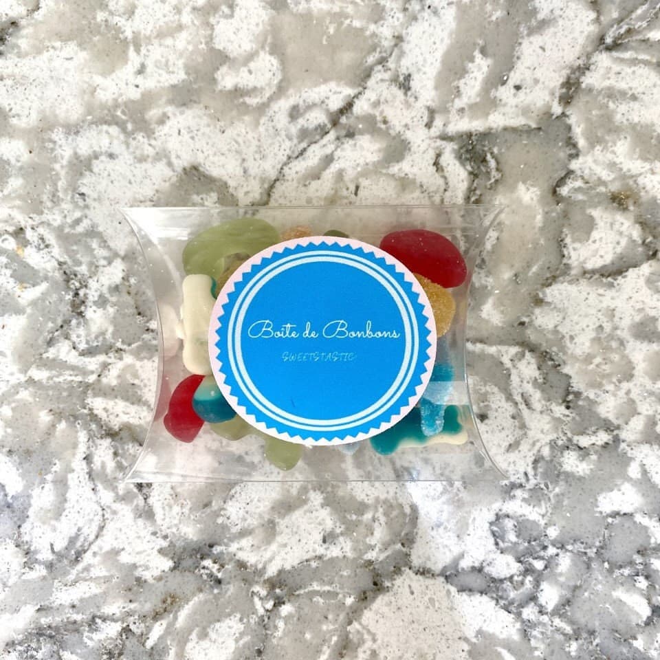Sweets Pouch - 40g | Ideal for Exhibitions - Corporate Gifts - Giveaways - Trade Shows - Personalised - Weddings - Events - Party