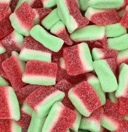 Watermelon Red Slice | Pick and Mix | Halal Sweets | Sweetzone Bebeto Sweeto Kingsway Haribo Bubs Millions | 100g 250g 500g 1kg 1.5kg