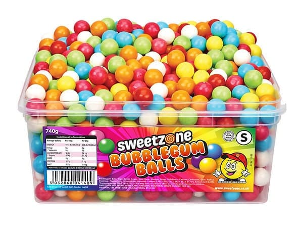 Bubblegum Balls | Pick and Mix | Halal Sweets | Sweetzone Bebeto Sweeto Kingsway Haribo Bubs Millions | 100g 250g 500g 1kg 1.5kg - image 5