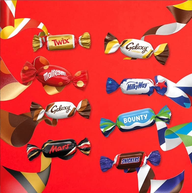 Celebrations Chocolates | Snickers Mars Twix Bounty Galaxy Maltesers Milky Way Galaxy Caramel | 100g 250g 500g 1kg 2kg 3kg MEGA MIX
