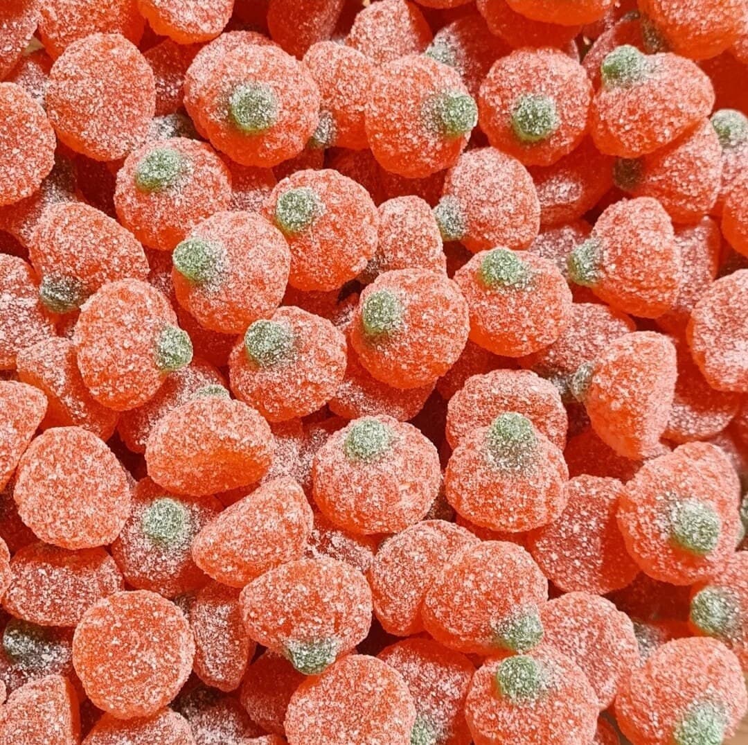 Orange Pumpkins | Pick and Mix Sweets | Halal Vegan Vegetarian | Sweetzone Bebeto Sweeto Kingsway Haribo | 100g 250g 500g 1kg 1.5kg
