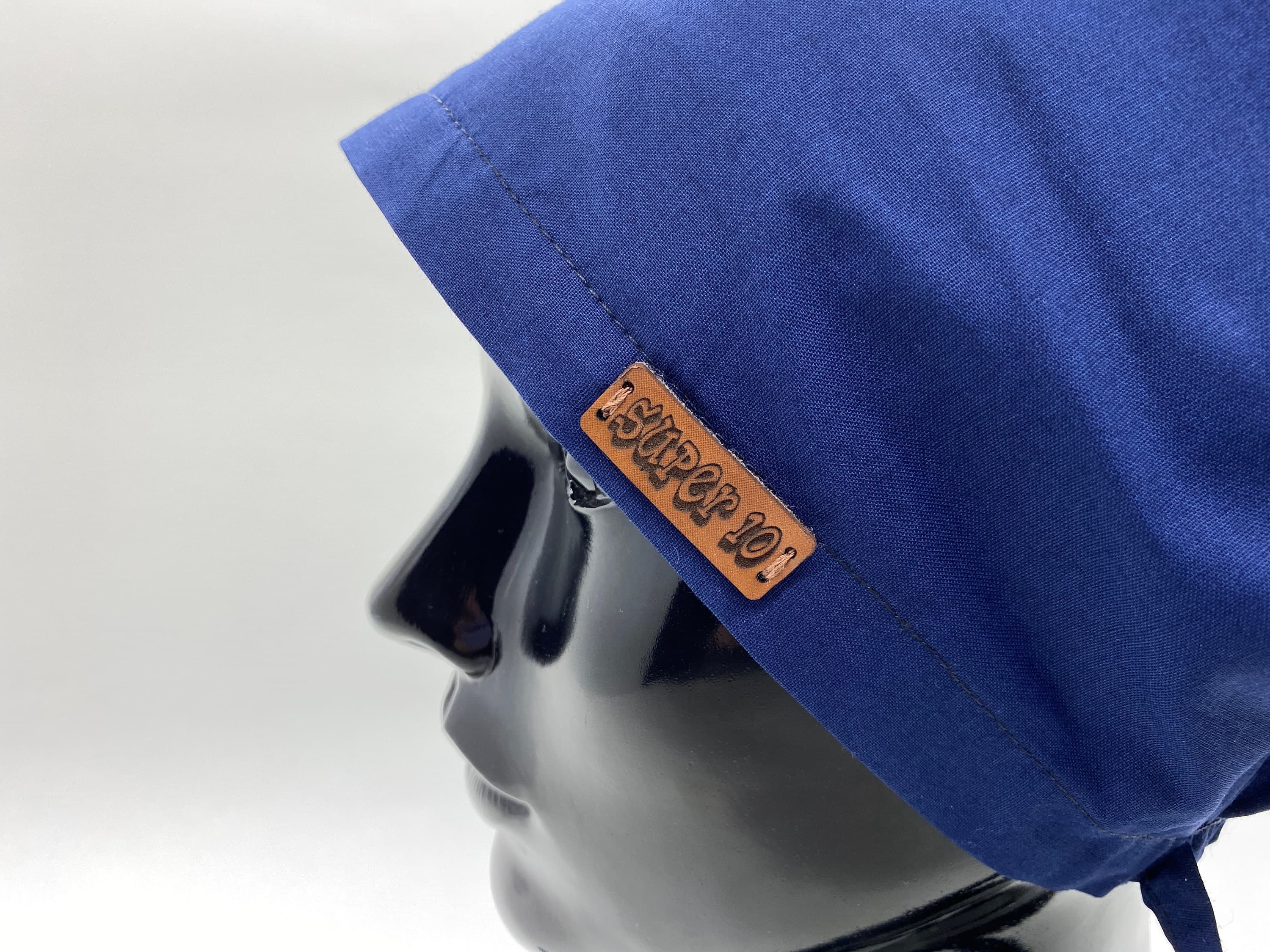 Scrub Cap, Bouffant Scrub Hat, Tie Back Scrub Hat, Ponytail Scrub Cap, Scrub Caps For Women, Surgical Scrub Hats, Scrub Hat, HAT199 - image 4