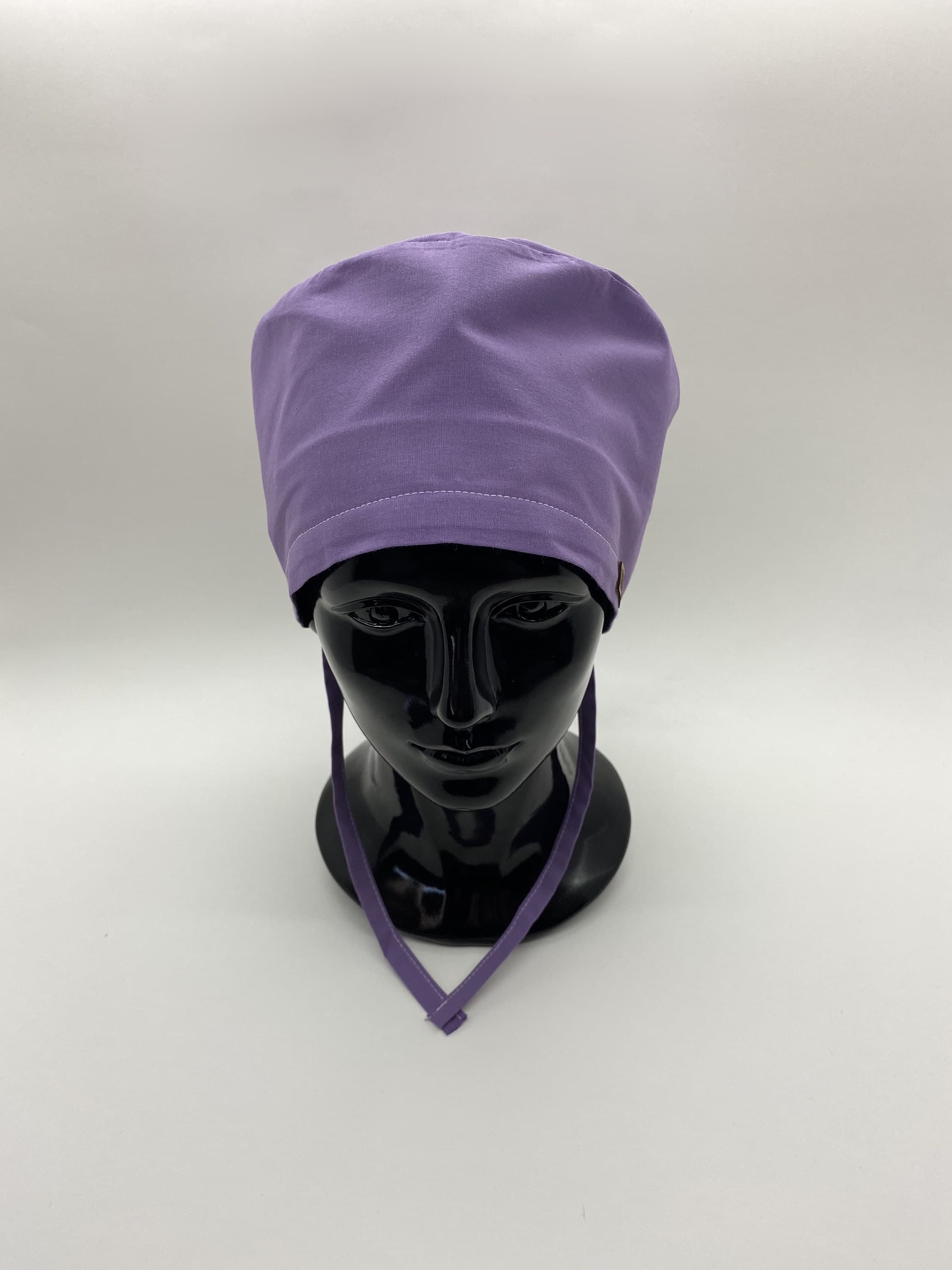 Scrub Cap, Purple Surgical Scrub Cap with Ear Saver Buttons, Chemo Caps Unisex,Medical Bonnet, Chemo Cap, Surgical Cap Women, HAT190 - image 3
