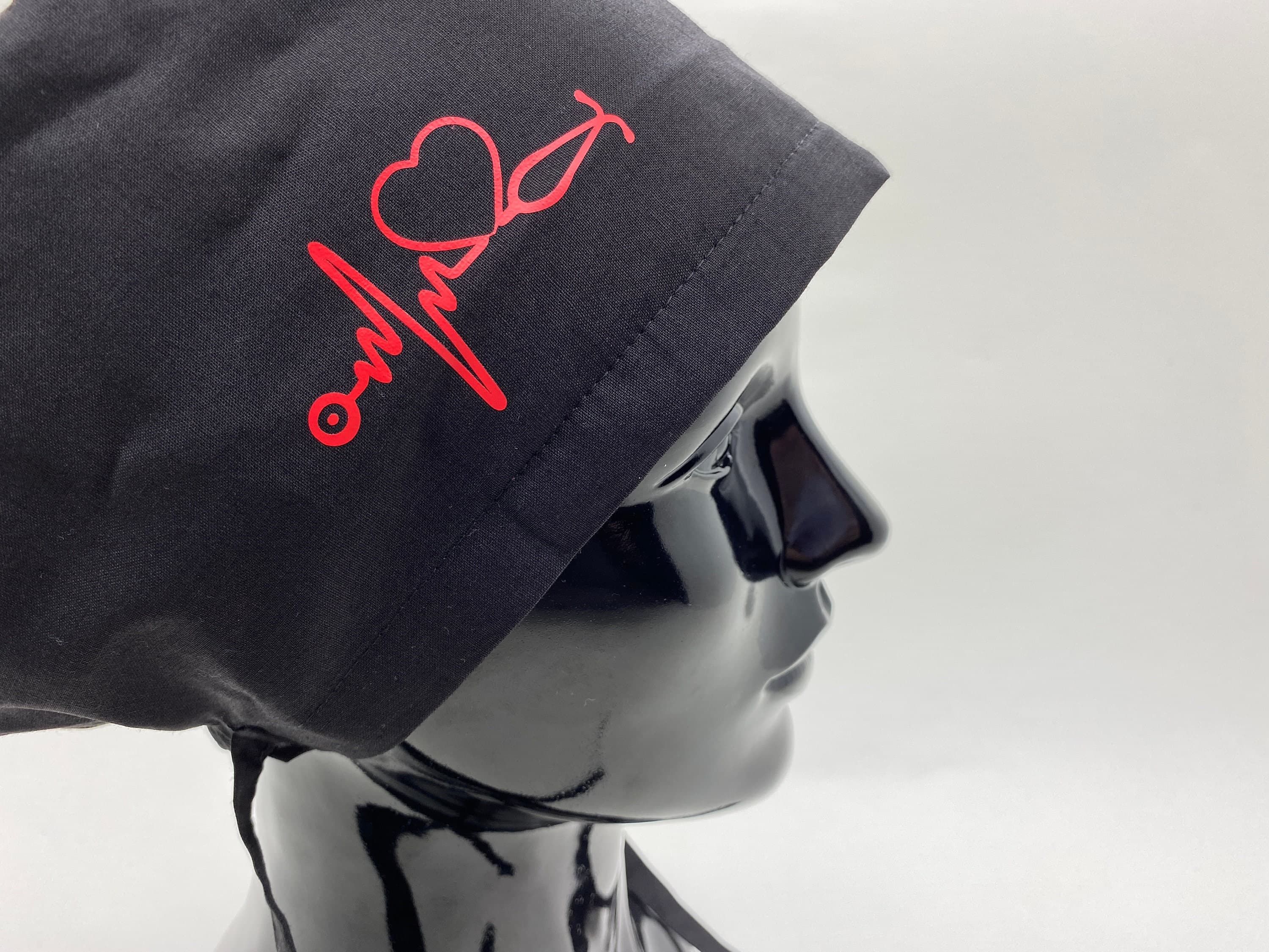 Anime Scrub Cap: Cotton Cloth Hat with Buttons - image 4