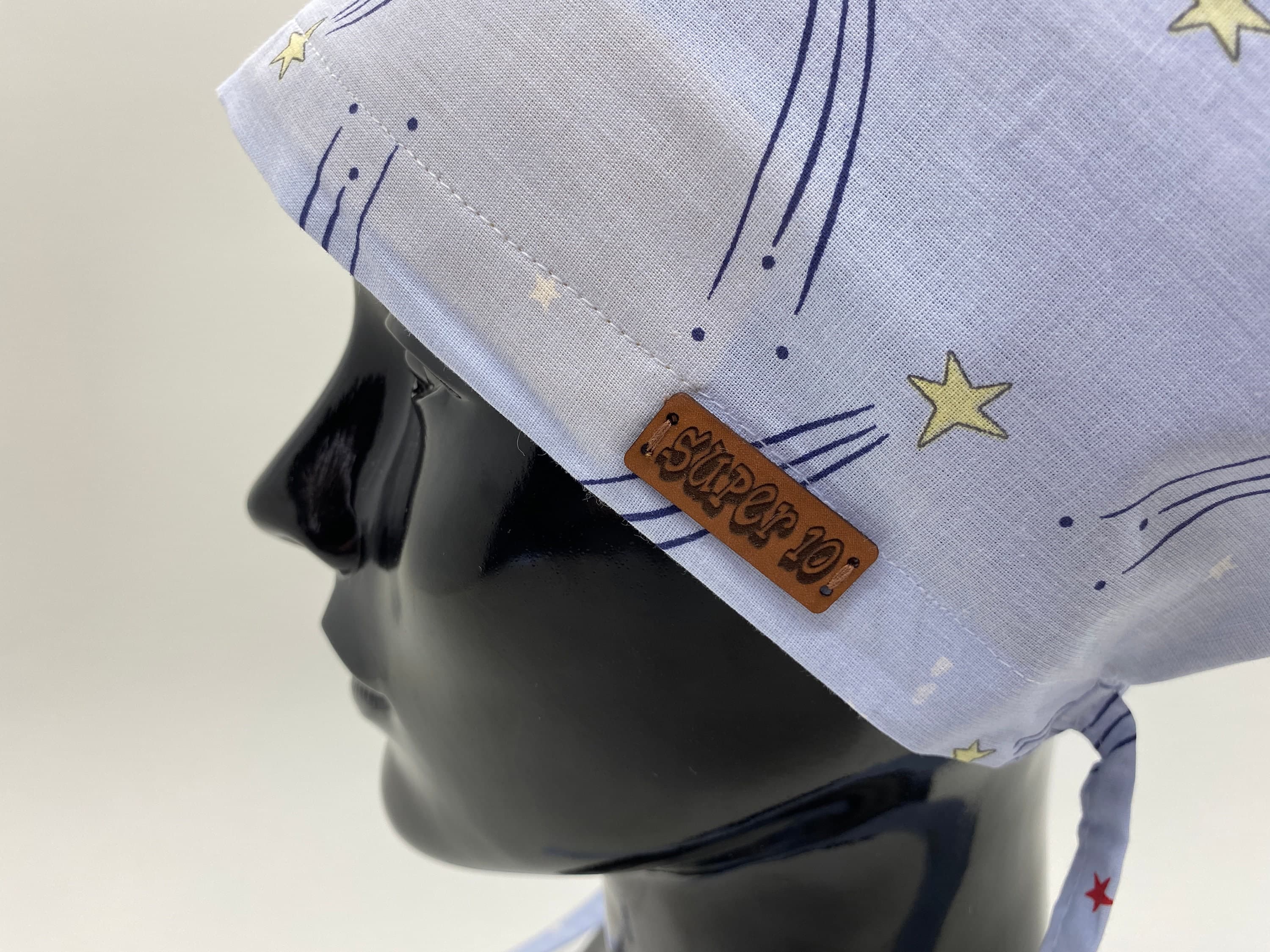 Surgical Hat for Women with Long Hair, Dental Cap, Surgical Scrub Cap, Doctor Scrub Cap, Ponytail Scrub Cap, Dentist Cap, HAT185 - image 4