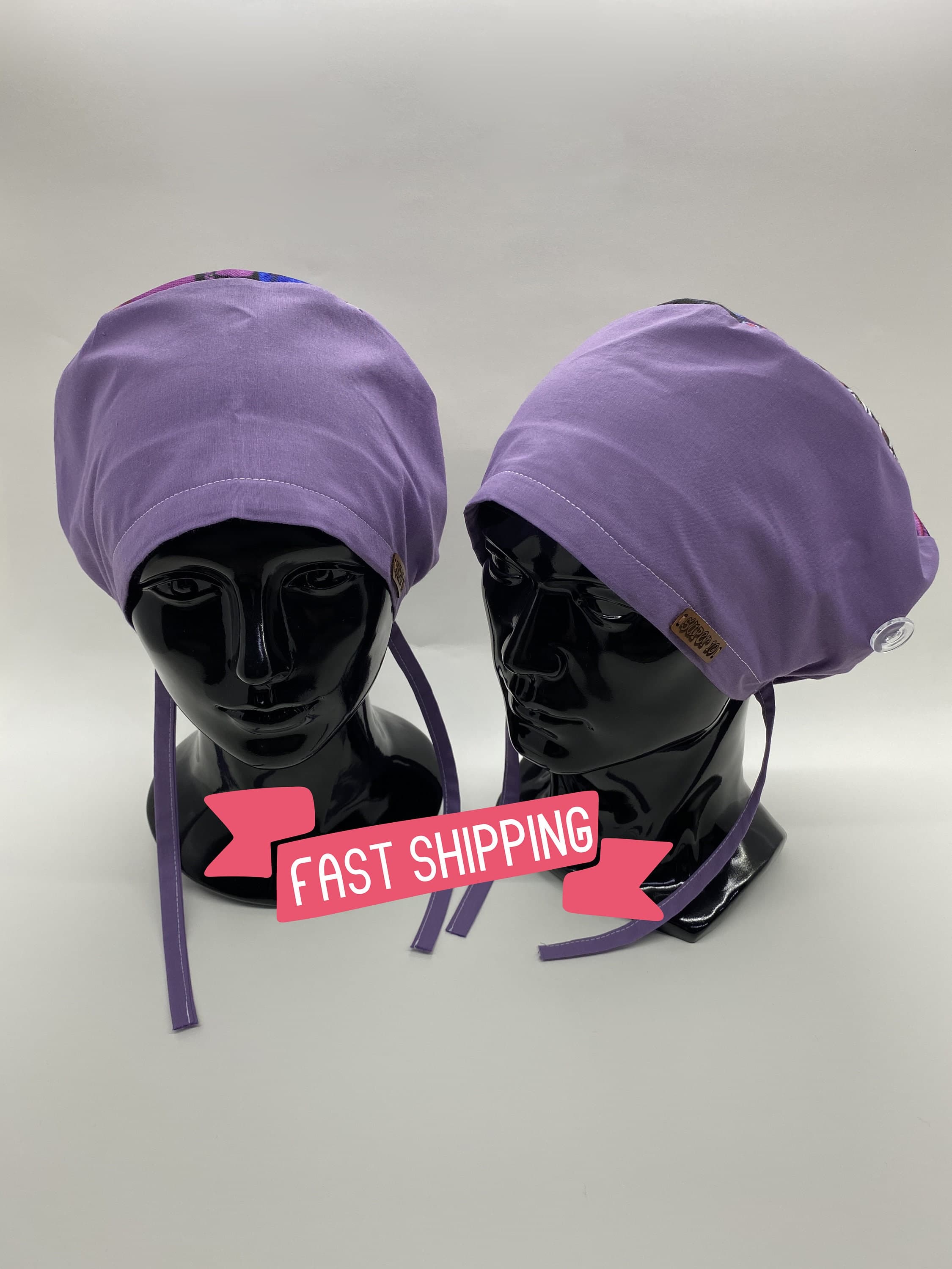 Anime Scrub Hat, Scrub Cap, Dentistry Surgical Scrub Hat, Scrub Cap With Tie, Nurse Head Cap, Dental Scrub Cap, HAT192 - image 3