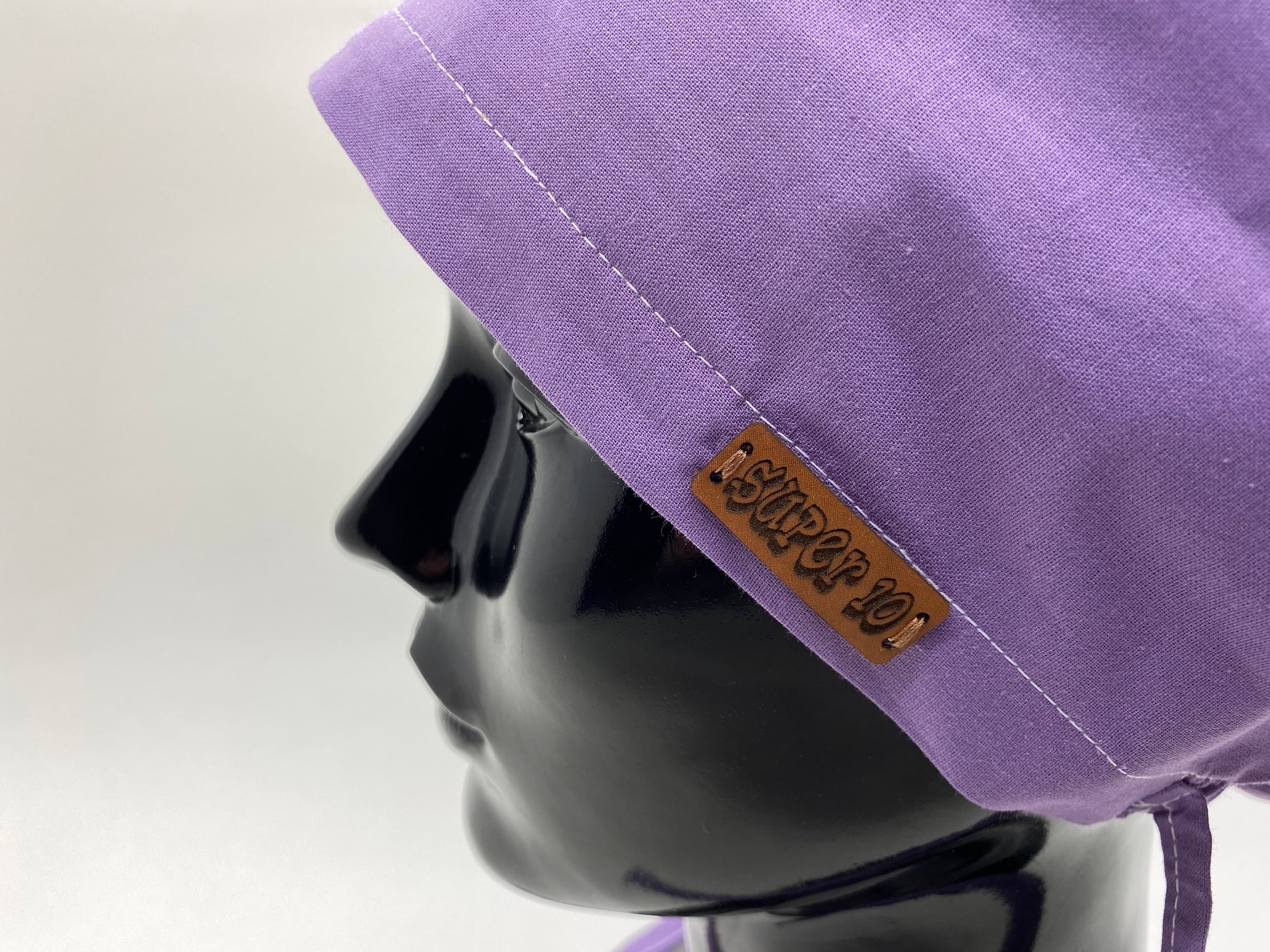 Scrub Cap, Elastic Scrub Cap, Lilac Scrub Cap, Scrub Hat, Scrub Cap, Womens Scrub Cap, Scrub Hat Pattern, Scrub Cap, Chef Hat, HAT204 - image 5