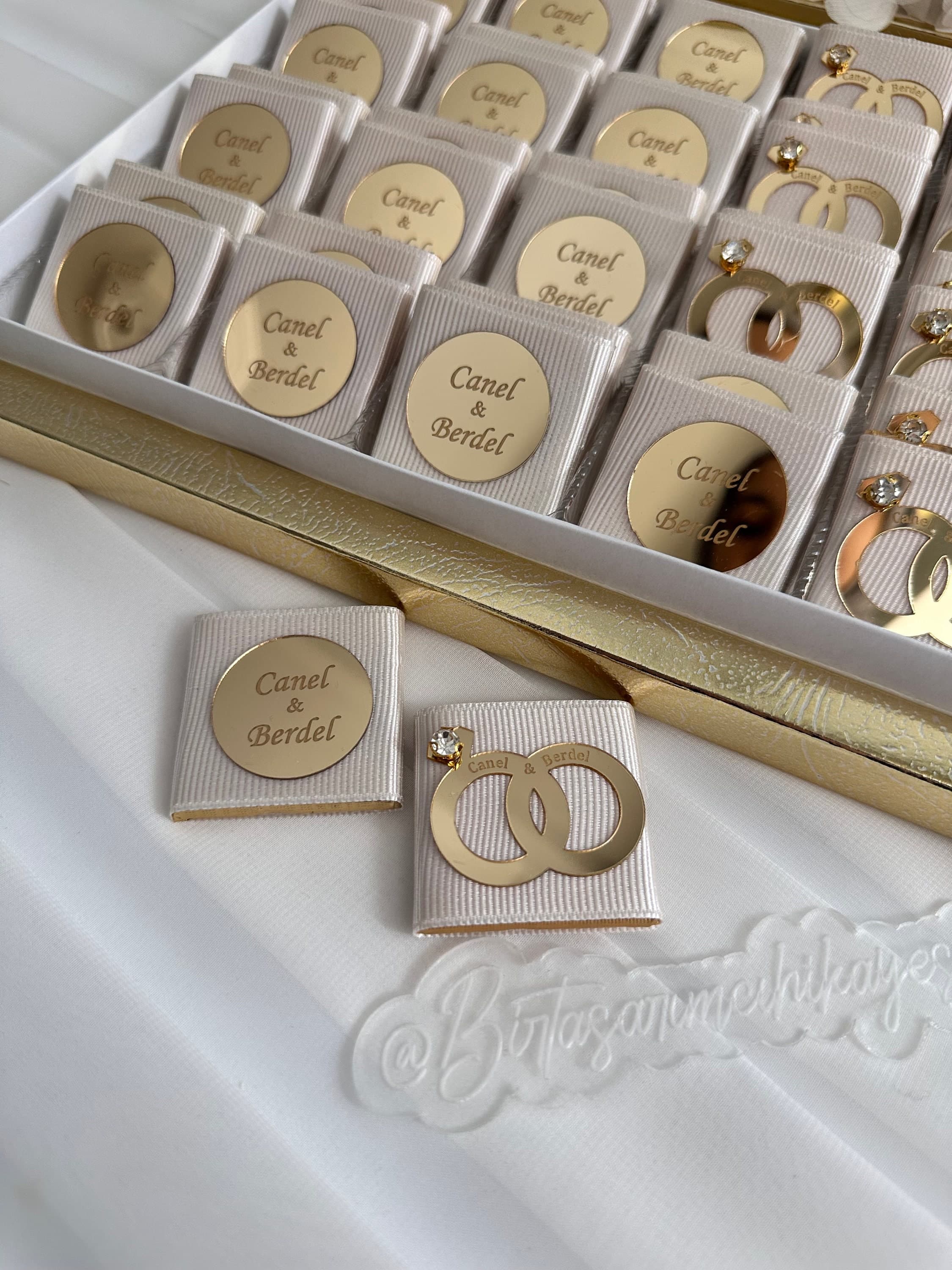 Personalized Engagement Chocolate Box: Wedding Favors, Party Candies - image 3