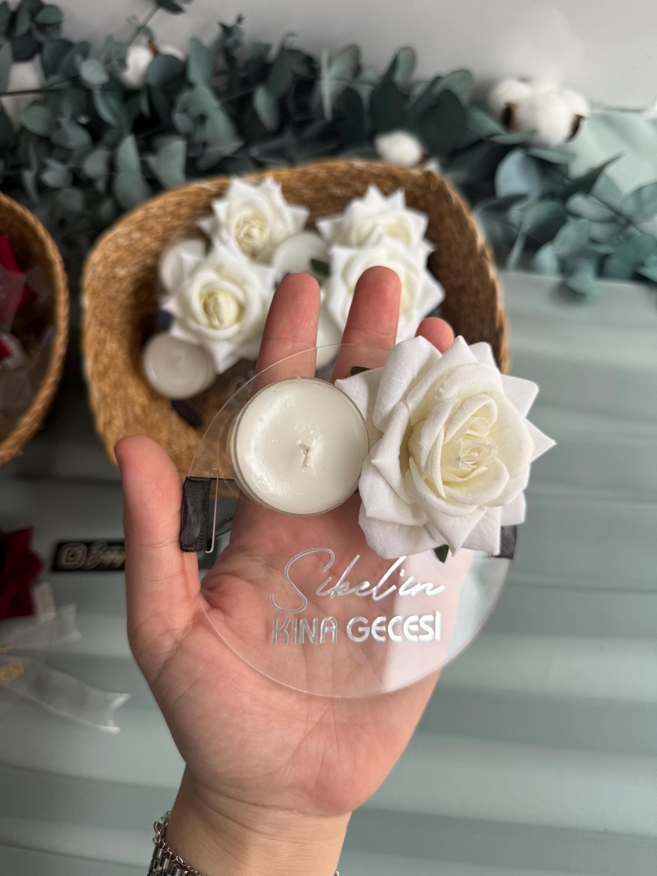 Personalized Henna Candles: Elegant Celebration Favors