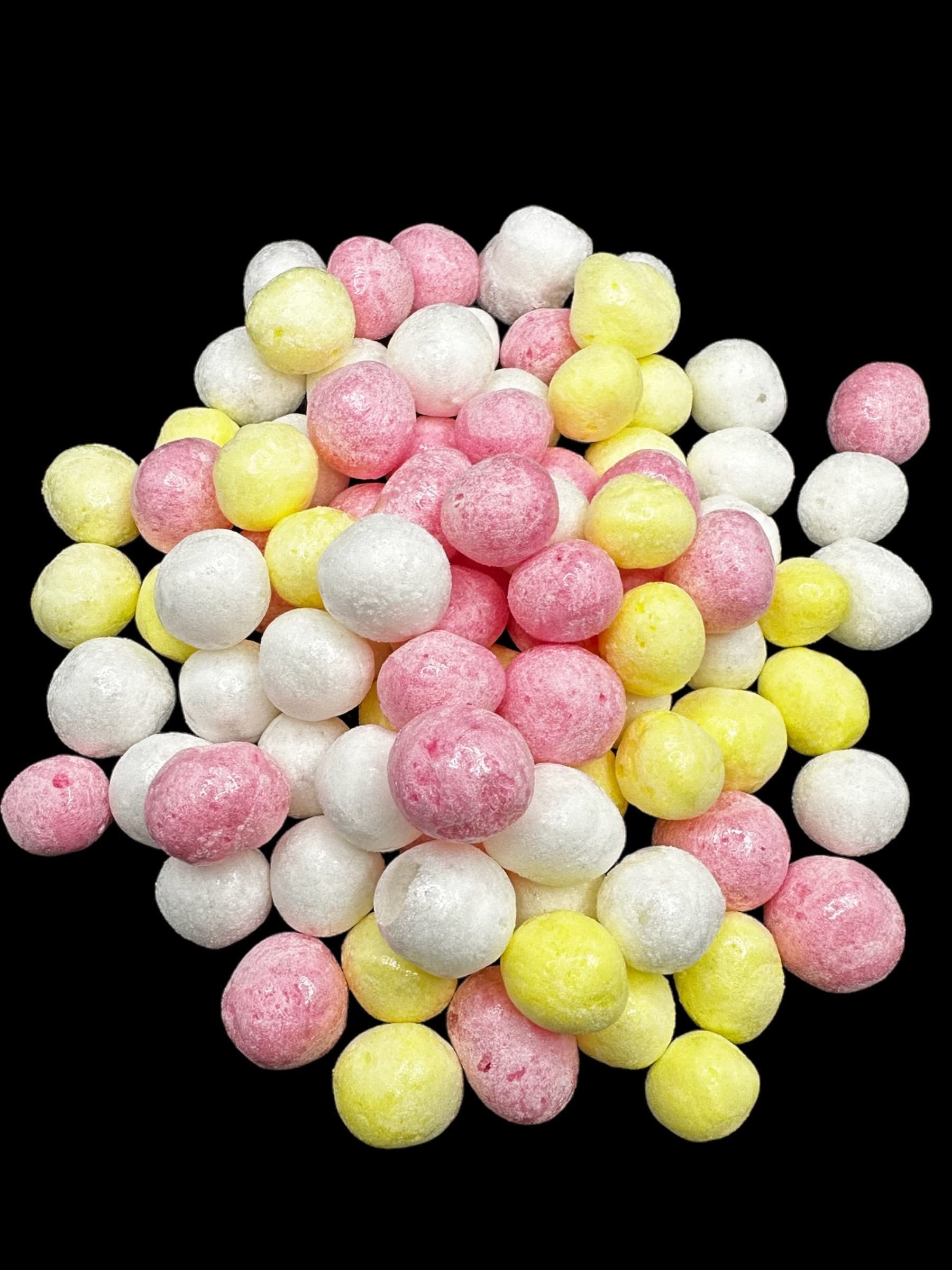 UK Freeze Dried Fruit Sherbet Pips - freeze dried sweets, candy floss melt in your mouth, vegetarian sweets, halal sweets