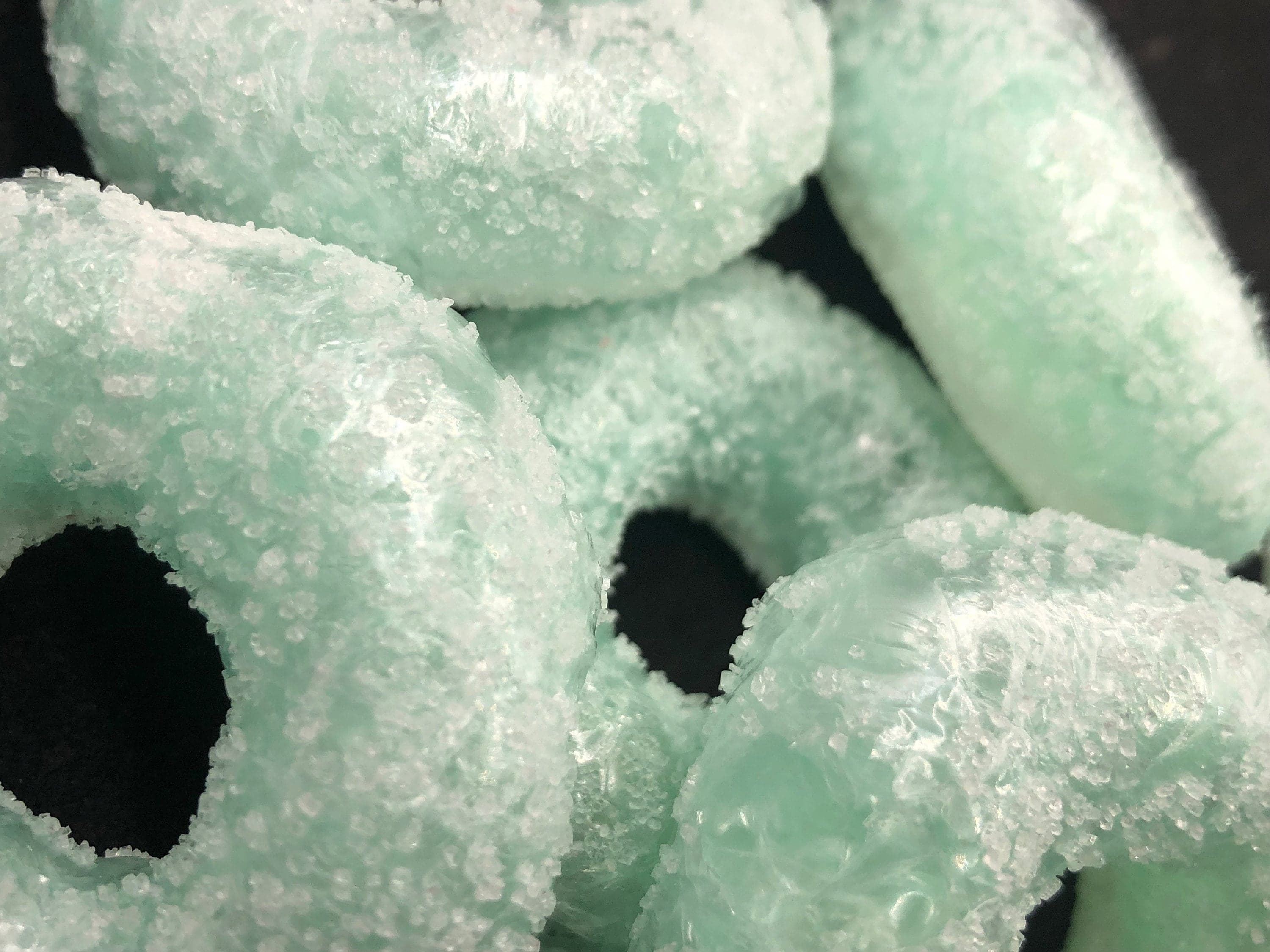 UK Freeze Dried Sour Apple Rings - 1-3 Bags, crisp halal sweets|freeze dried sweets|sweet cone|boyfriend gift|sweet taster box|munchies