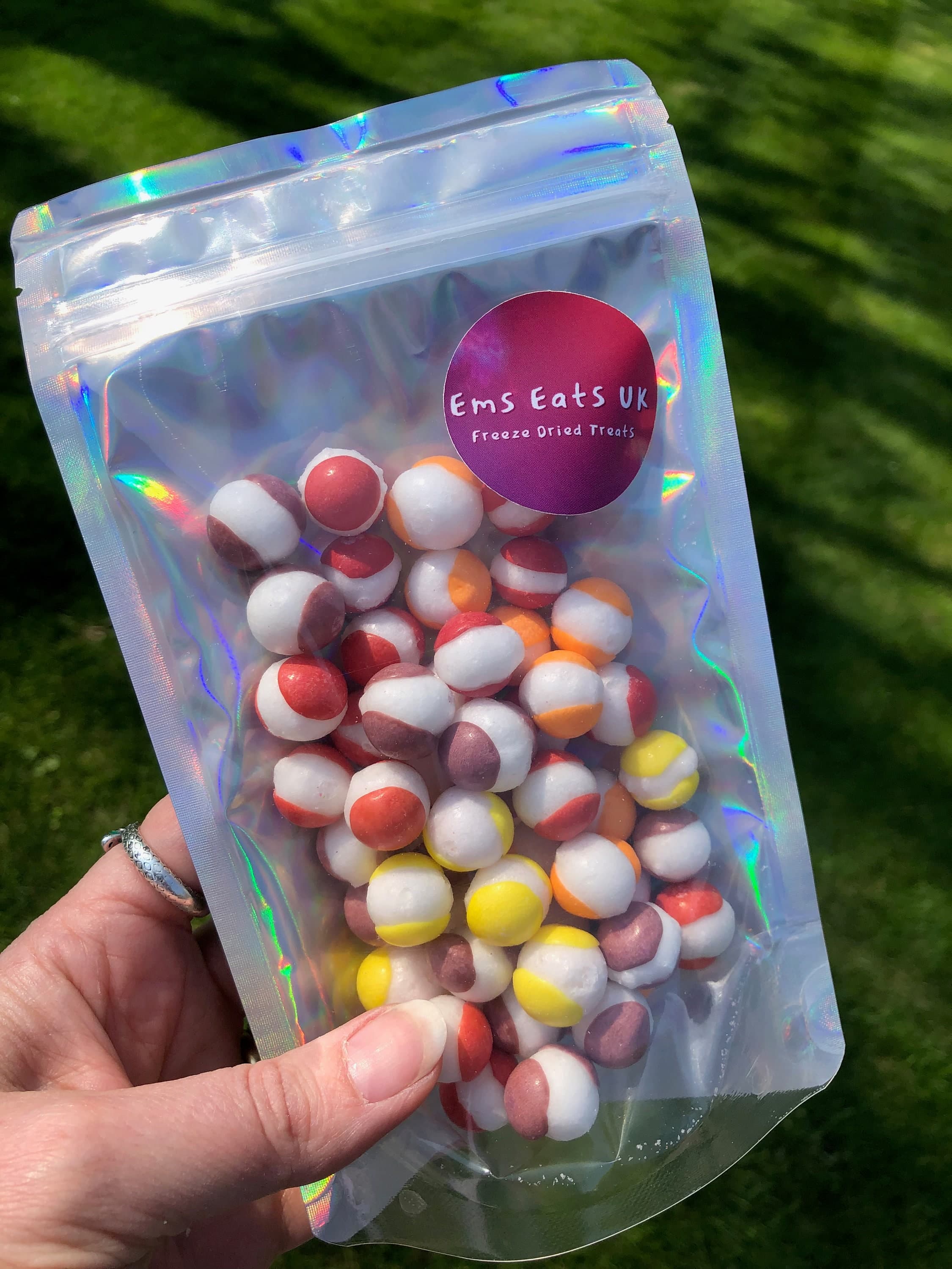 UK Freeze Dried Smoothie Round Fruit Balls -Limited Quantity|Freeze Dried Sweets|Crunchy pop of flavour|Unusual Present|Emseatsuk - image 5