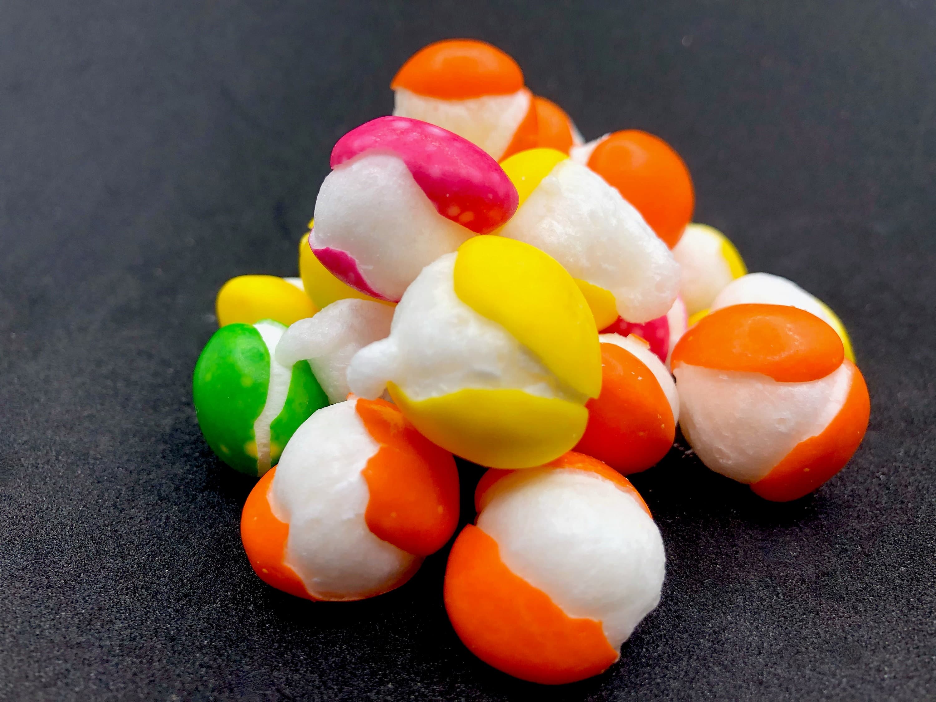 Freeze Dried  GIANT Sour Fruit Balls - Amazingly Sour & Crunchy|Halal Candy|Vegan Sweets|Thank you|Party Bag Ideas|Hens Party|UK Made - image 3