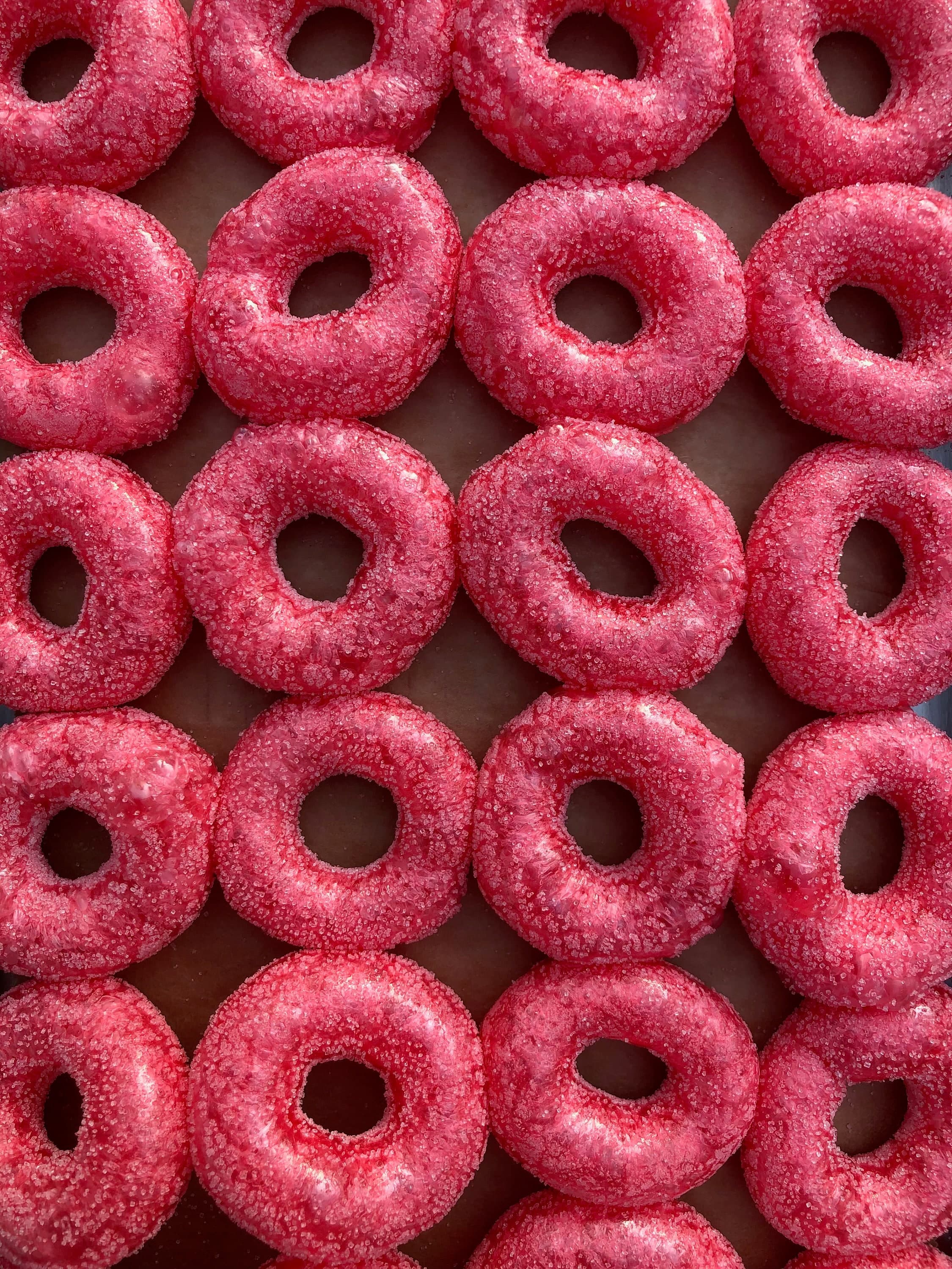 Freeze Dried Strawberry & Cream Rings - a light airy crunch - sweet tangy bite|Birthday Gift|Variety Box|Sweet cone||Freeze Dried Sweets|UK - image 3