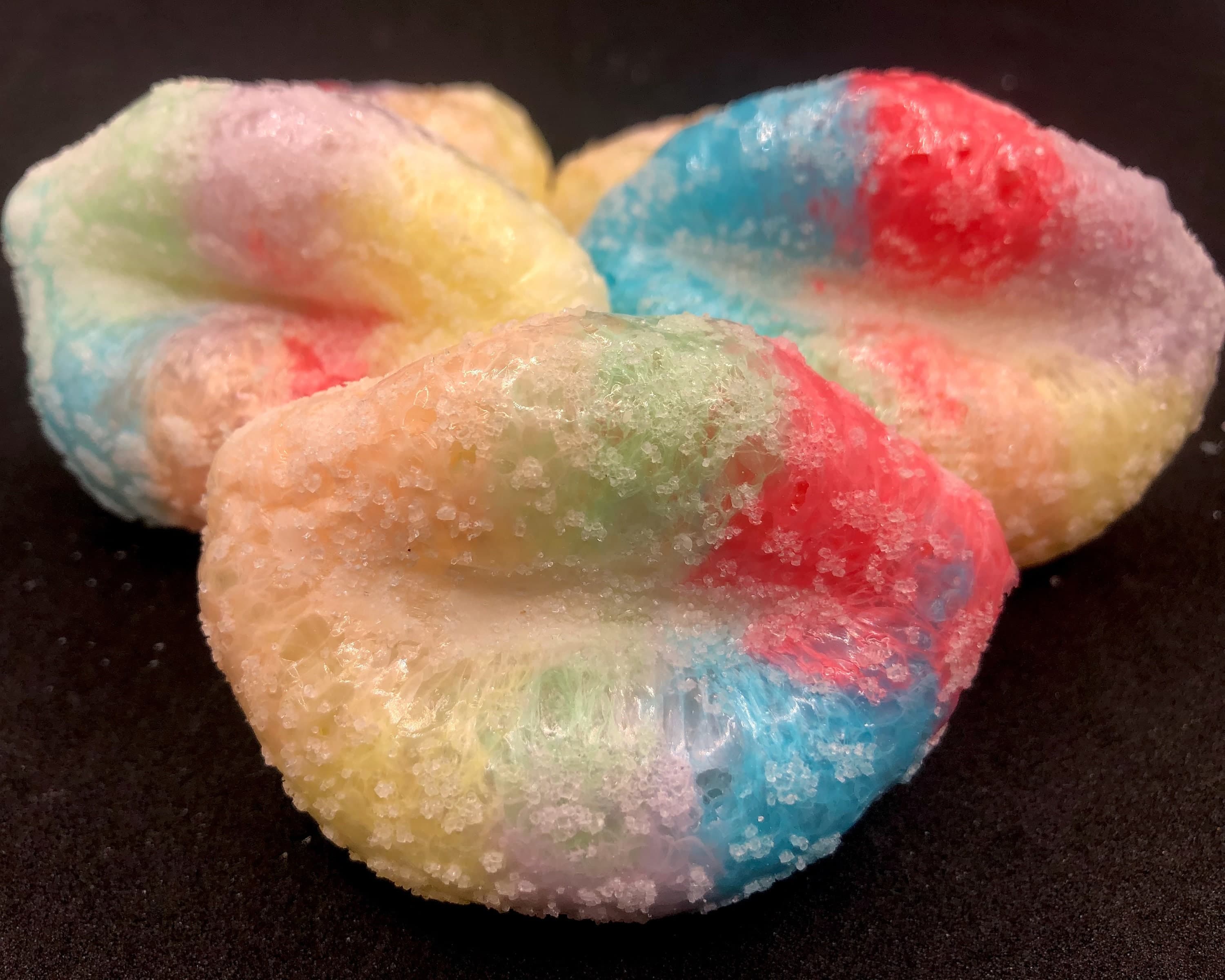 UK Freeze Dried Sour Rainbow Lips - Perfect for Valentines Day! Delicious candy/sweets for your sweetheart, Perfect gift, present, halal. - image 3