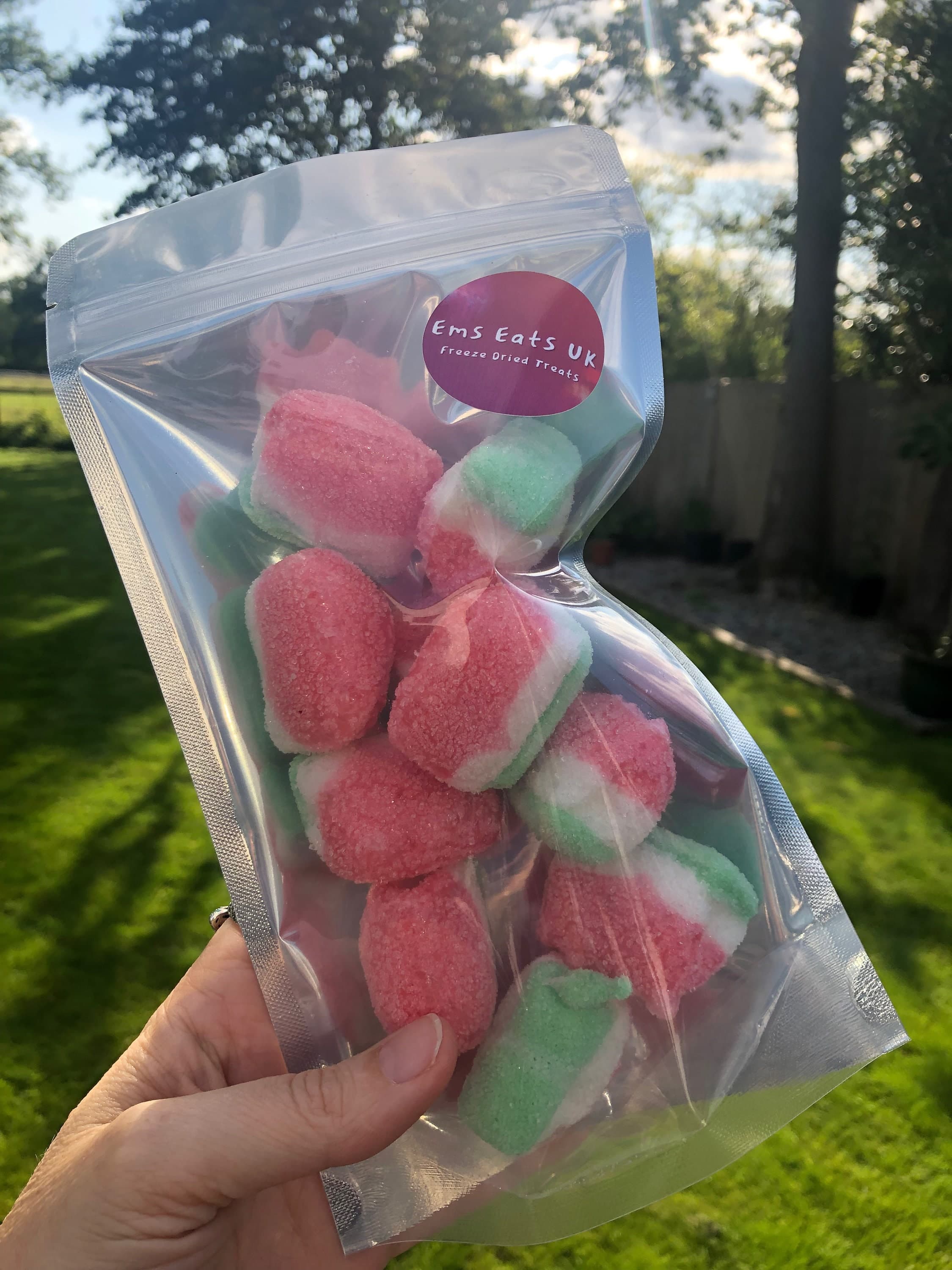 UK Freeze Dried Sour Watermelon Slices - Halal Candy|Eid gift|Sweet Cone|Thank you present|Party Bag Ideas|Sweet Buffet|Freeze Dried Sweets - image 5