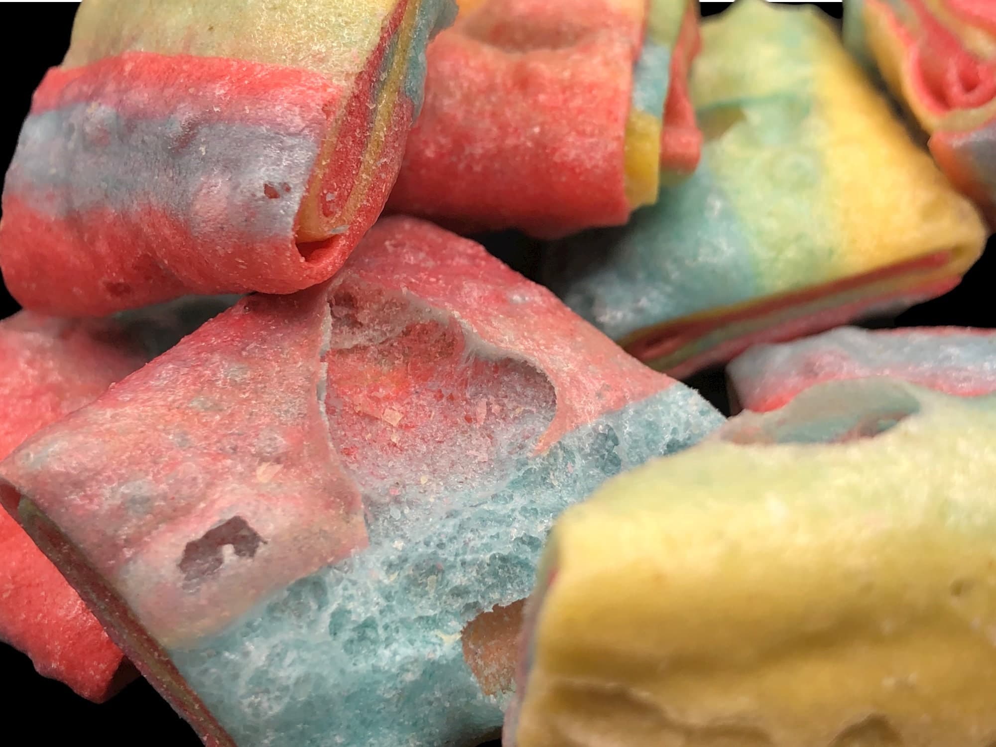 UK Freeze Dried Fruit Roll-Ups - Imported|Limited Edition|Crisp Fruit Snacks|Tropical Flavours|Gluten Free|Gelatin Free|Fantastic Treat - image 3