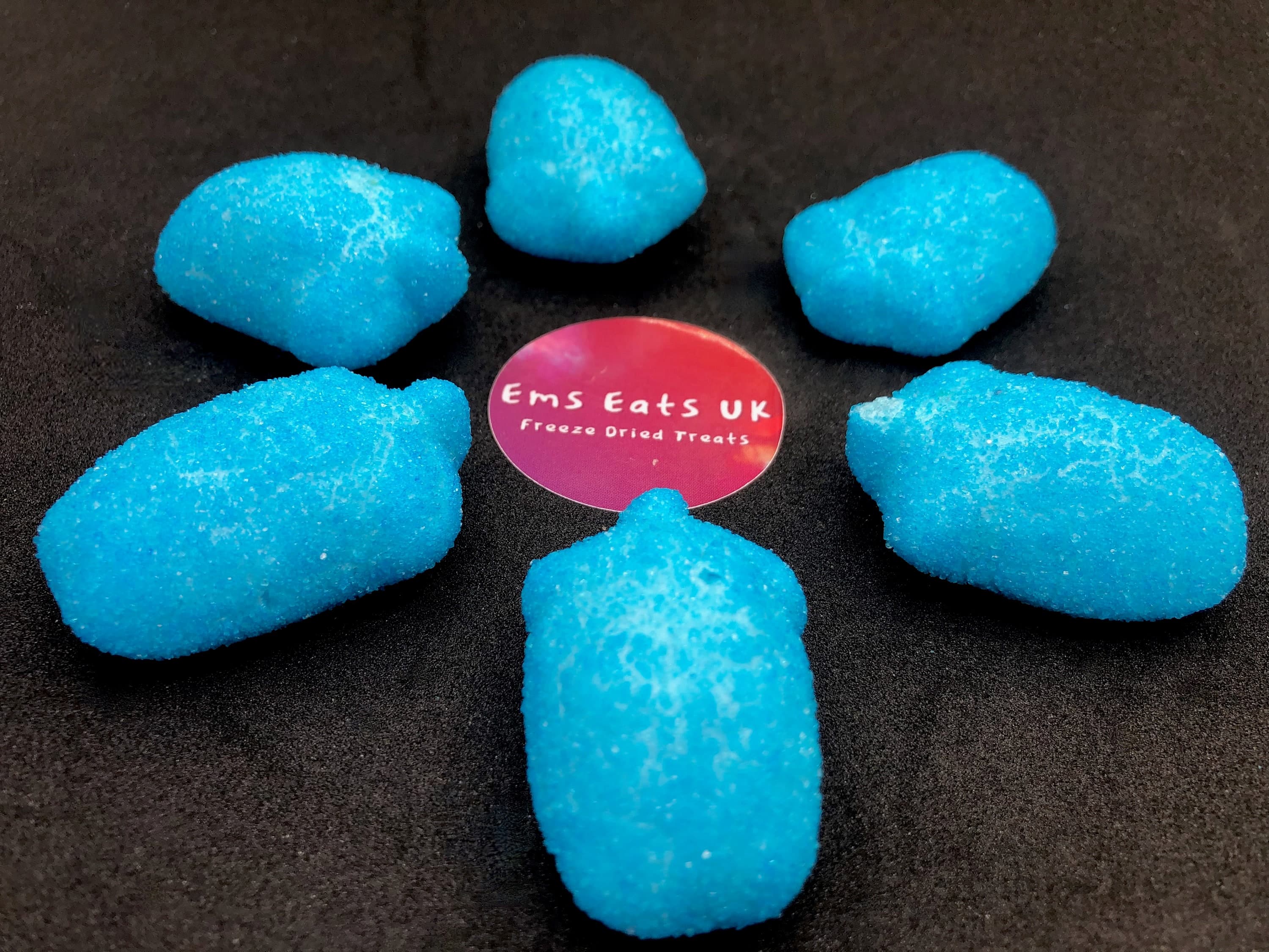 UK Freeze Dried Blue Raspberry Foam  - British Retro Sweets|Halal Candy|Party Bag|Blue Sweets|Thank you present|Gender Reveal|Baby Shower - image 3