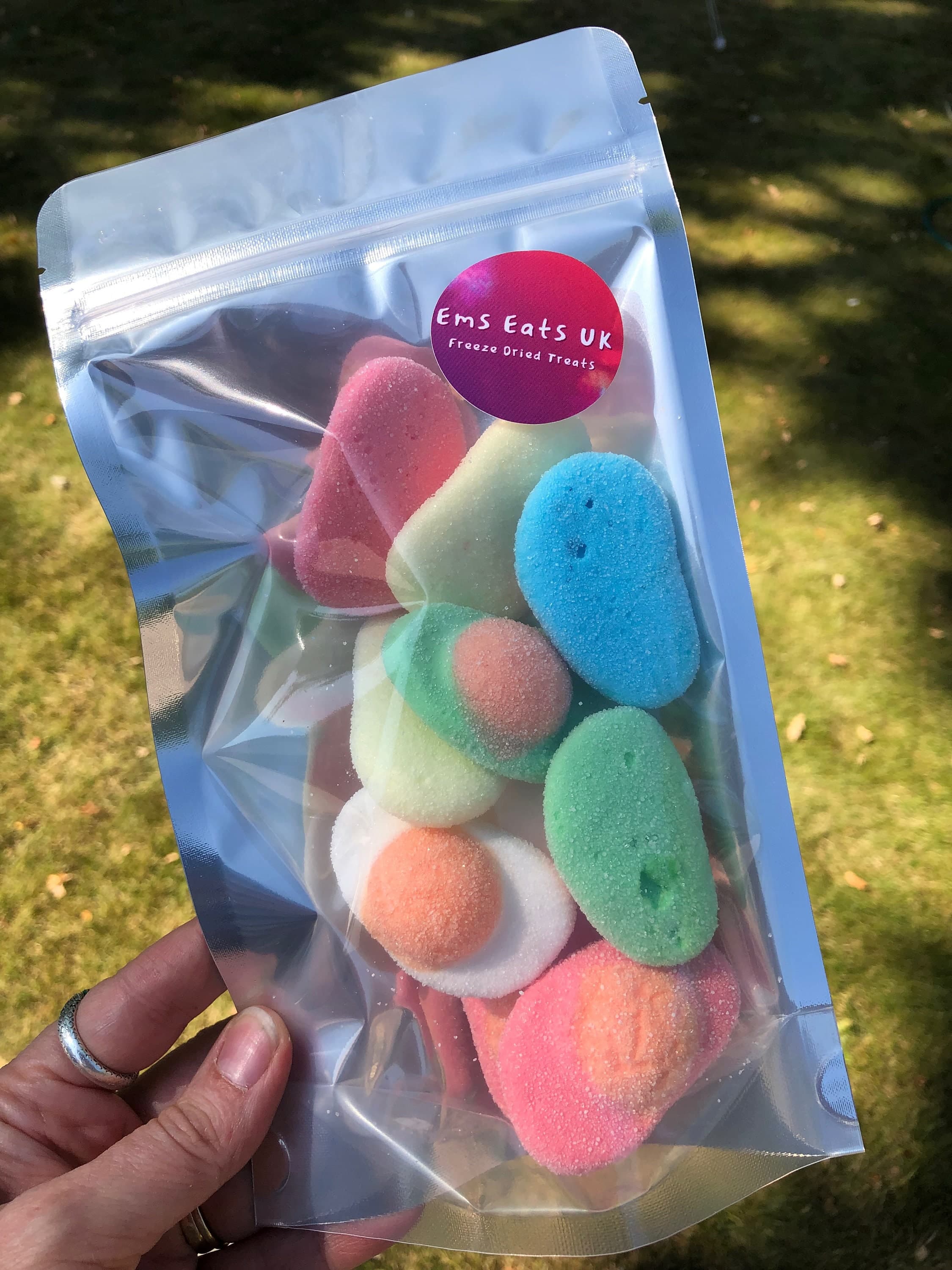 UK Freeze Dried Sour Multicoloured Fried Eggs  - Crunchy & Crisp|Freeze Dried Sweets|Unusual Sweet Variety|Perfect Gift|Teachers Present - image 5