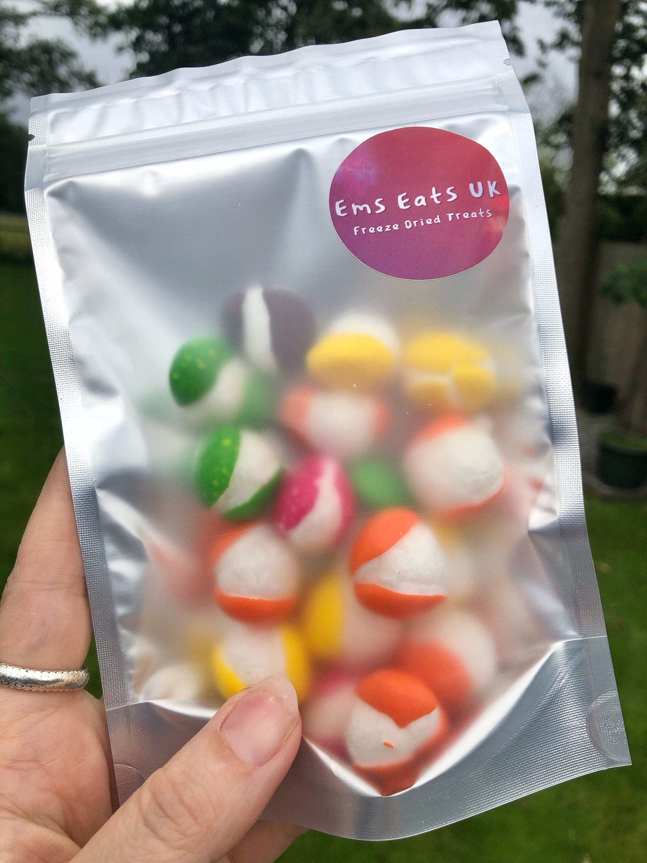 Freeze Dried  GIANT Sour Fruit Balls - Amazingly Sour & Crunchy|Halal Candy|Vegan Sweets|Thank you|Party Bag Ideas|Hens Party|UK Made - image 4